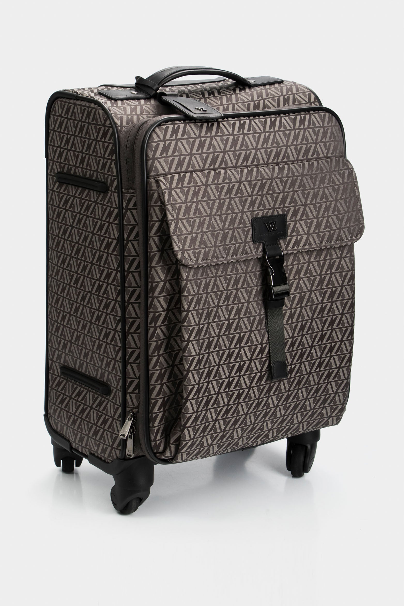 Women’s 20” Bloom Suitcase in Gray with Jacquard VZ Print