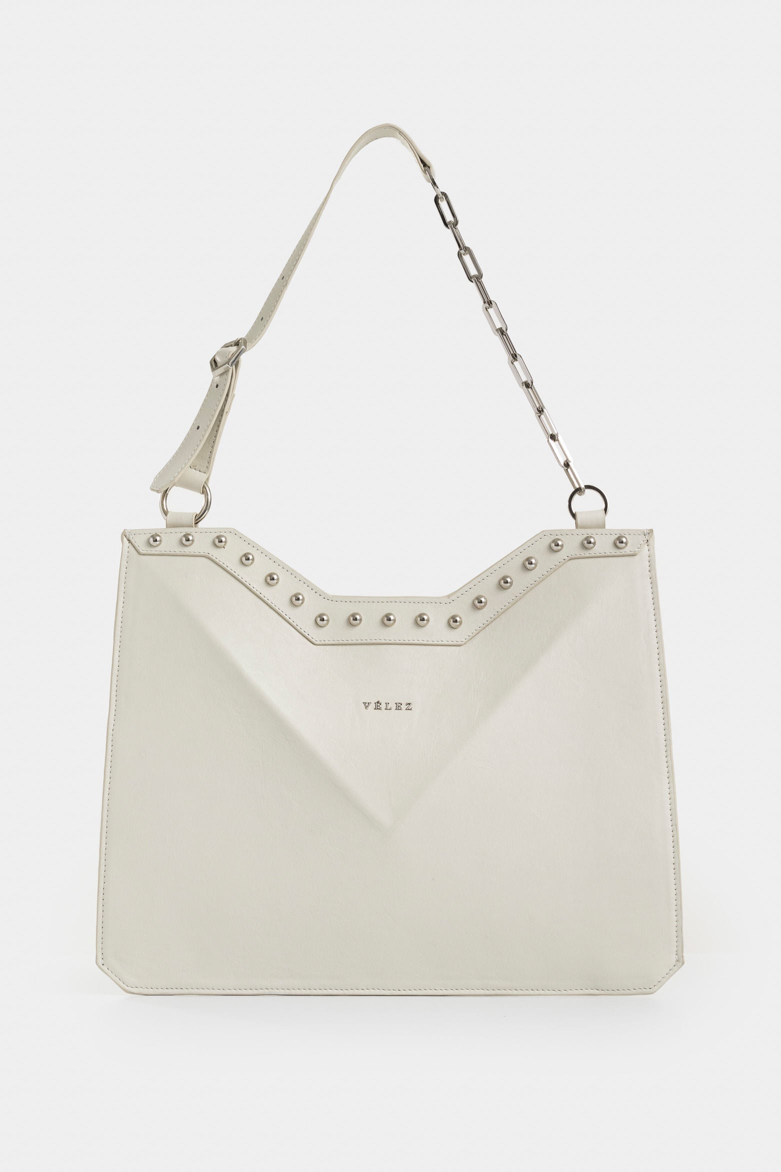 Magena Mini Leather Shopping Bag for Women with Hexagonal Structure