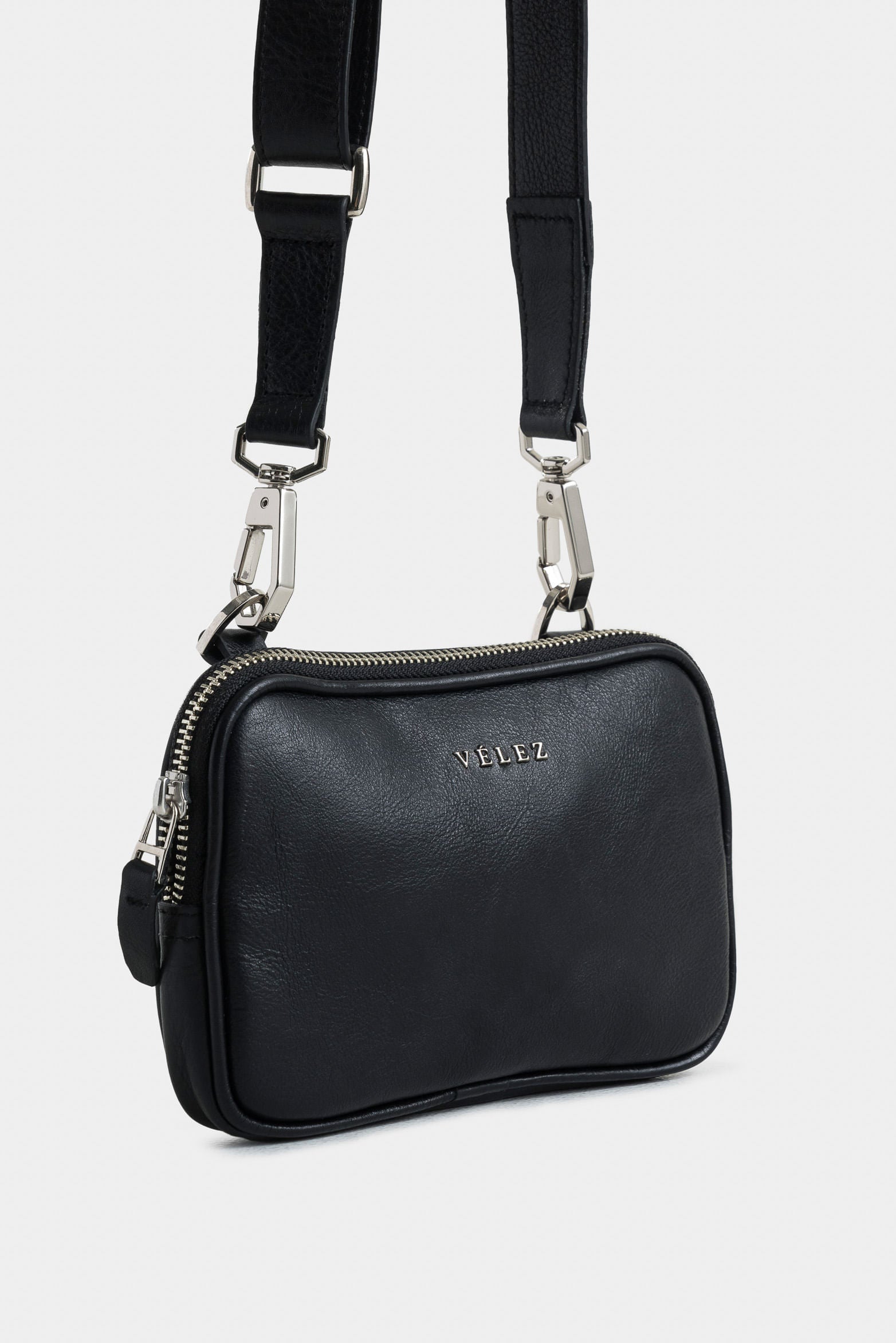 Mini Lugano Leather Crossbody Bag for Men