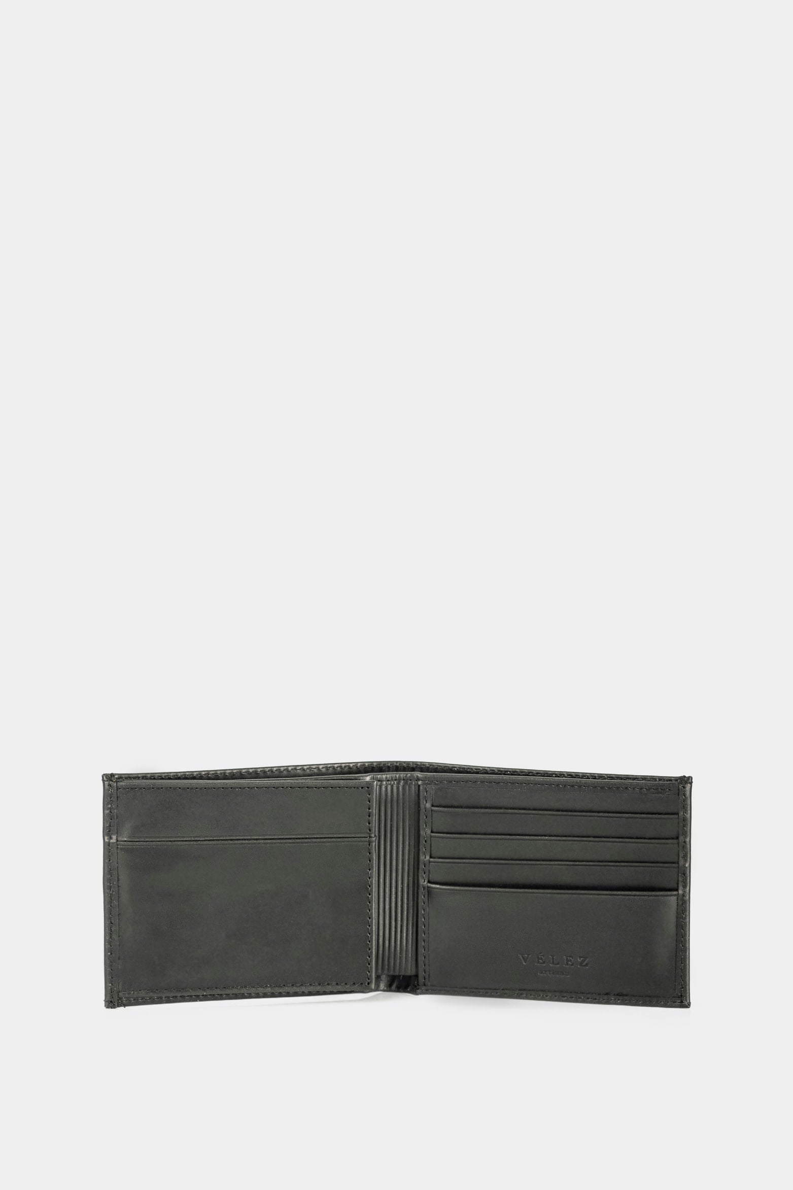 Men’s Vikintea Double Wallet in Black Leather