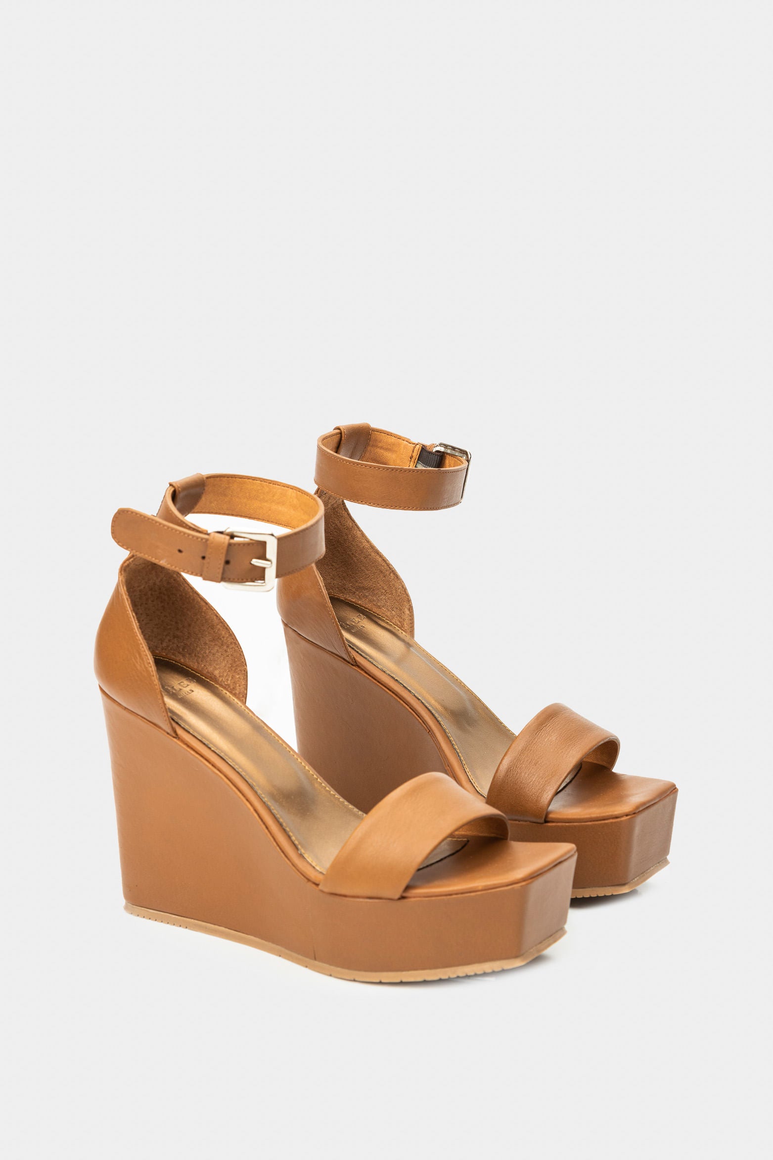 Women’s Cortázar Smooth Leather Platform Sandal High Platform Honey