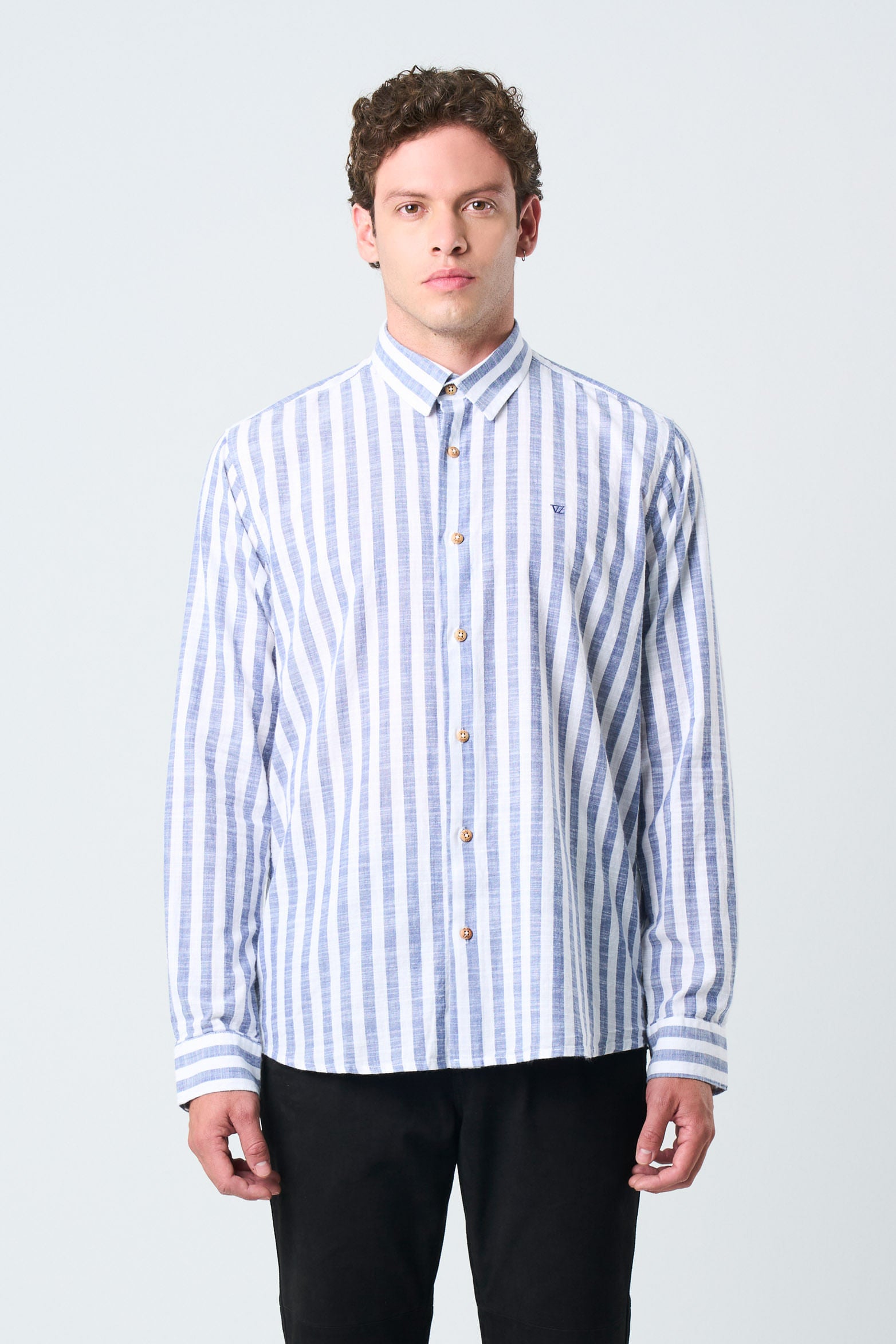 Elina Striped Printed Shirt for Men