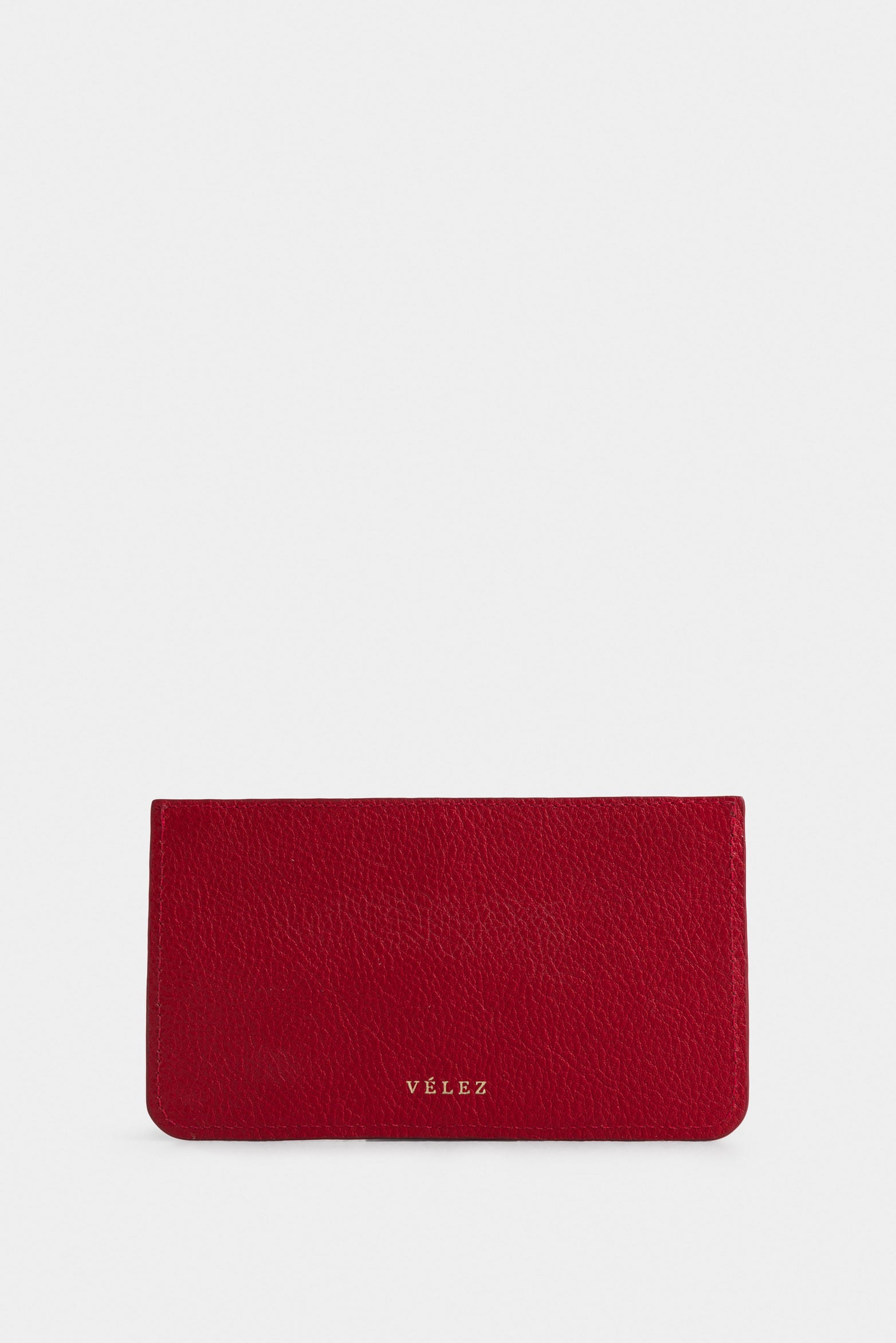 Ava Leather Card Holder with Jacquard Detail for Women