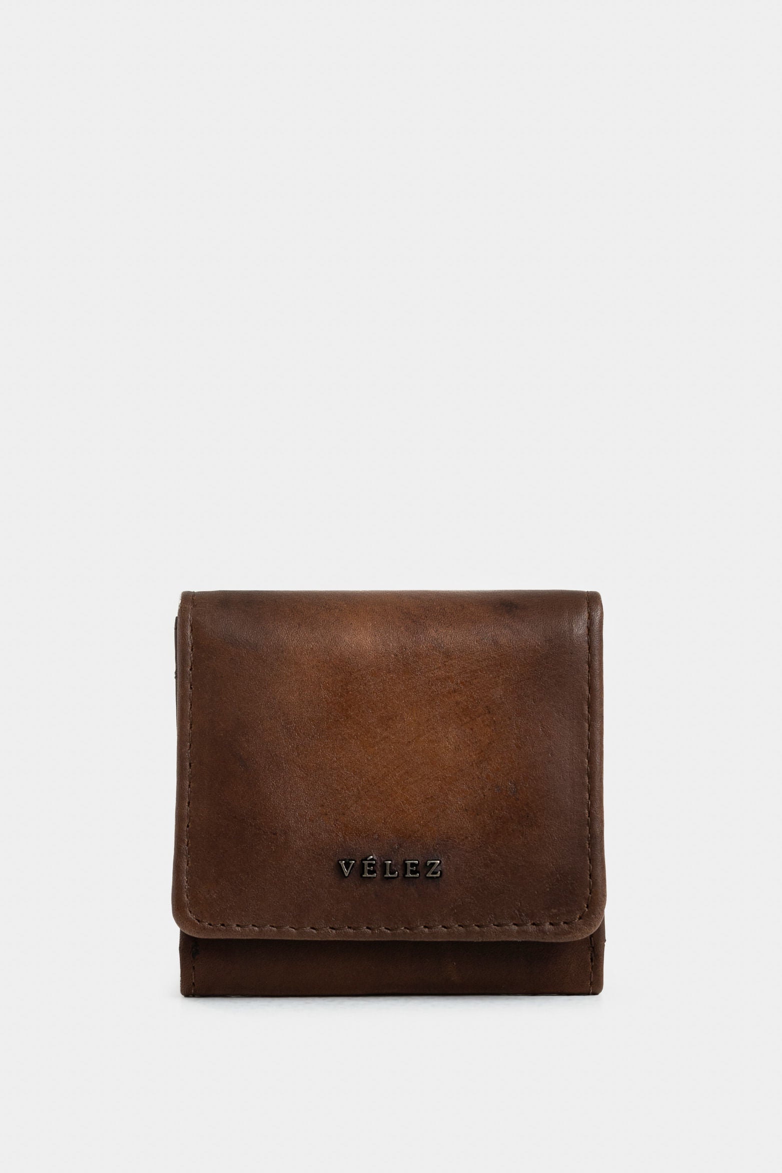 Men’s Rustic Leather Coin Purse with Belt Loop
