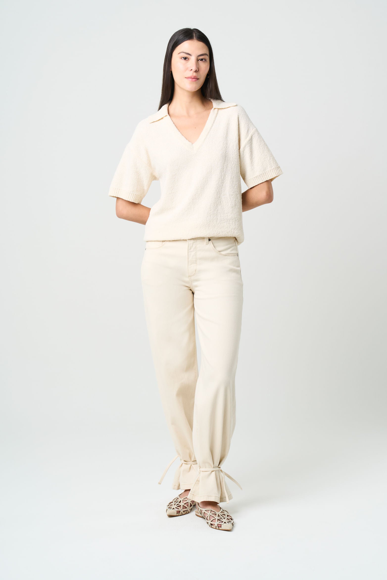 Women's semi-waxed Circe Flare Jeans