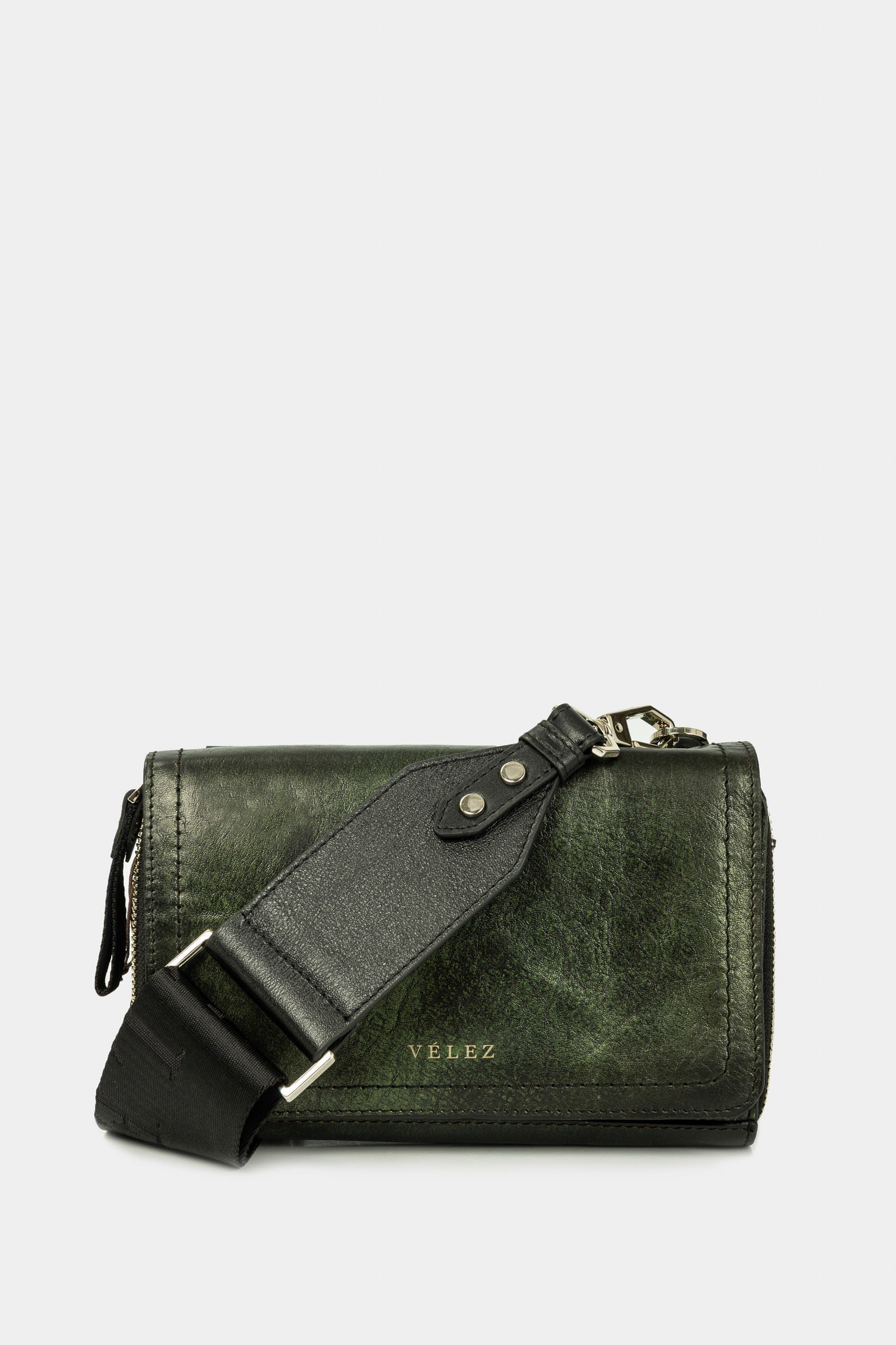 Women’s Abi Mini HandHandbags in Black with VZ Print and Strap