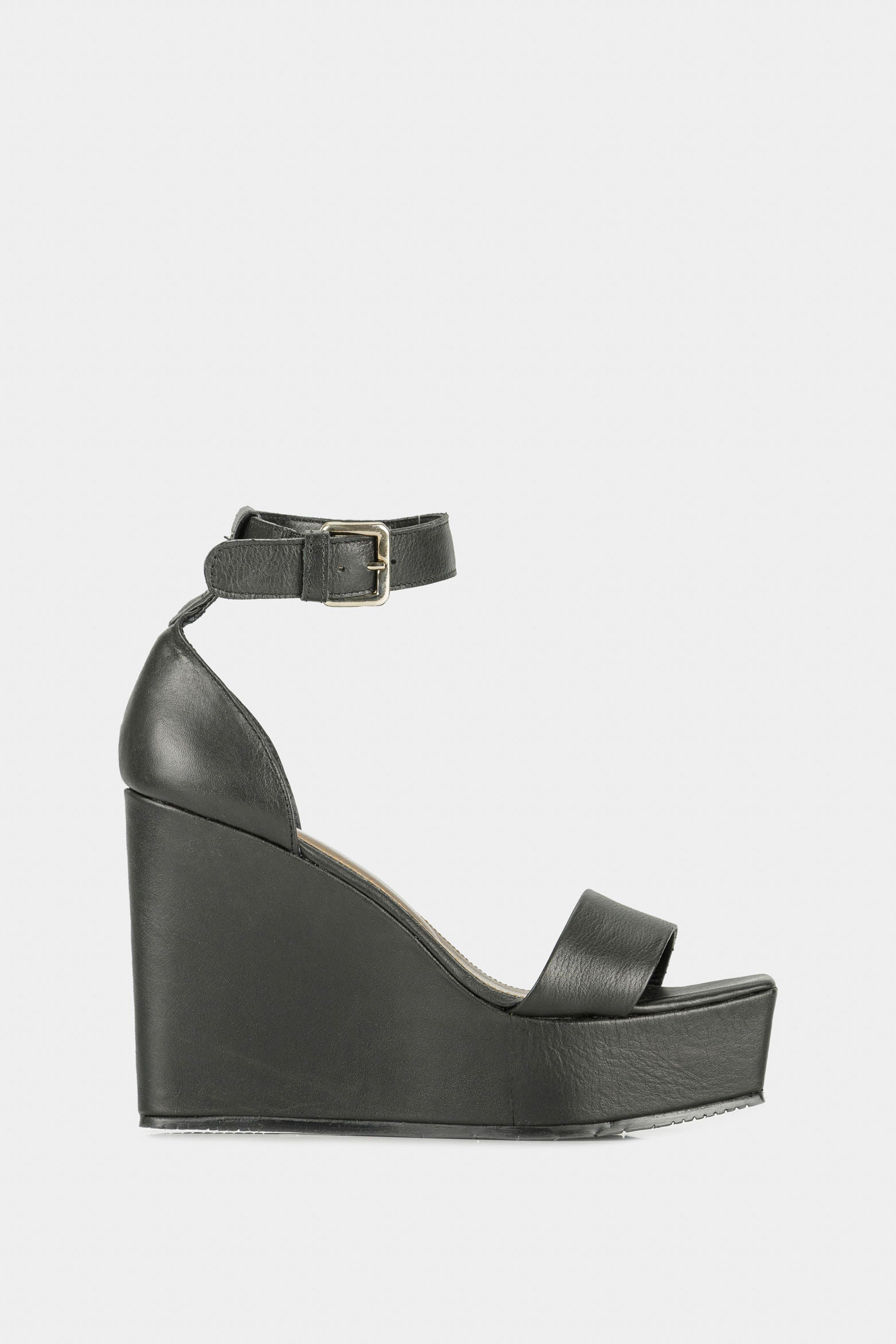 Women’s Cortázar Smooth Leather Platform Sandal High Platform Black