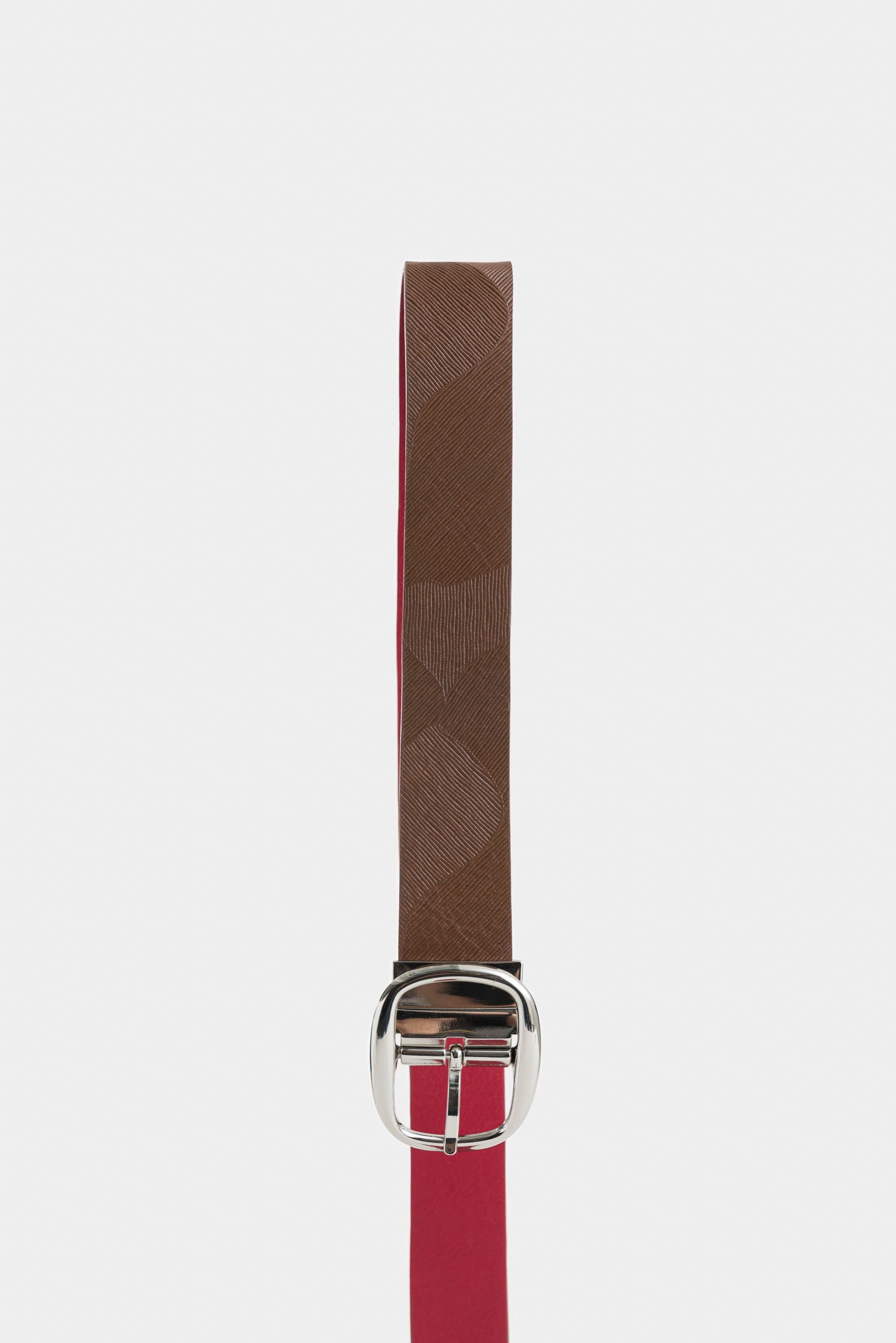 Bee Double-Sided Leather Belt for Women with Hexagonal Tip