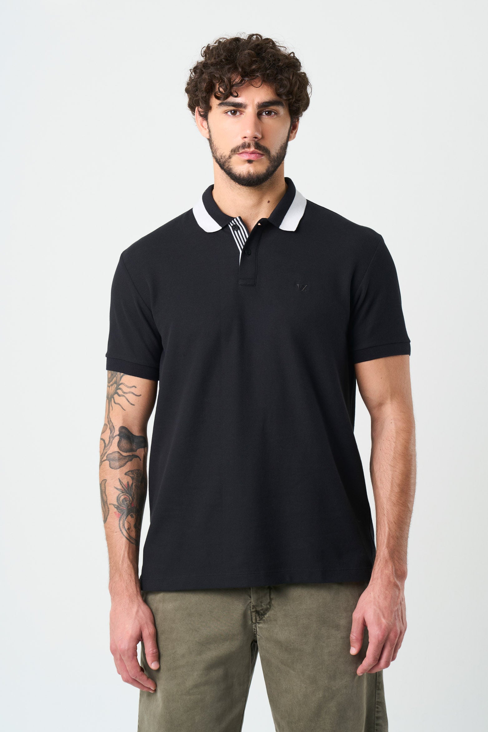 Short Sleeve Cotton Oroa Polo for Men