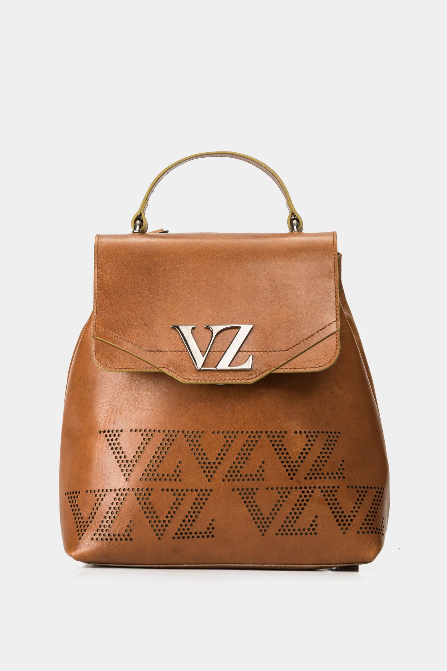 Women’s Goji Leather Backpack with VZ Monogram