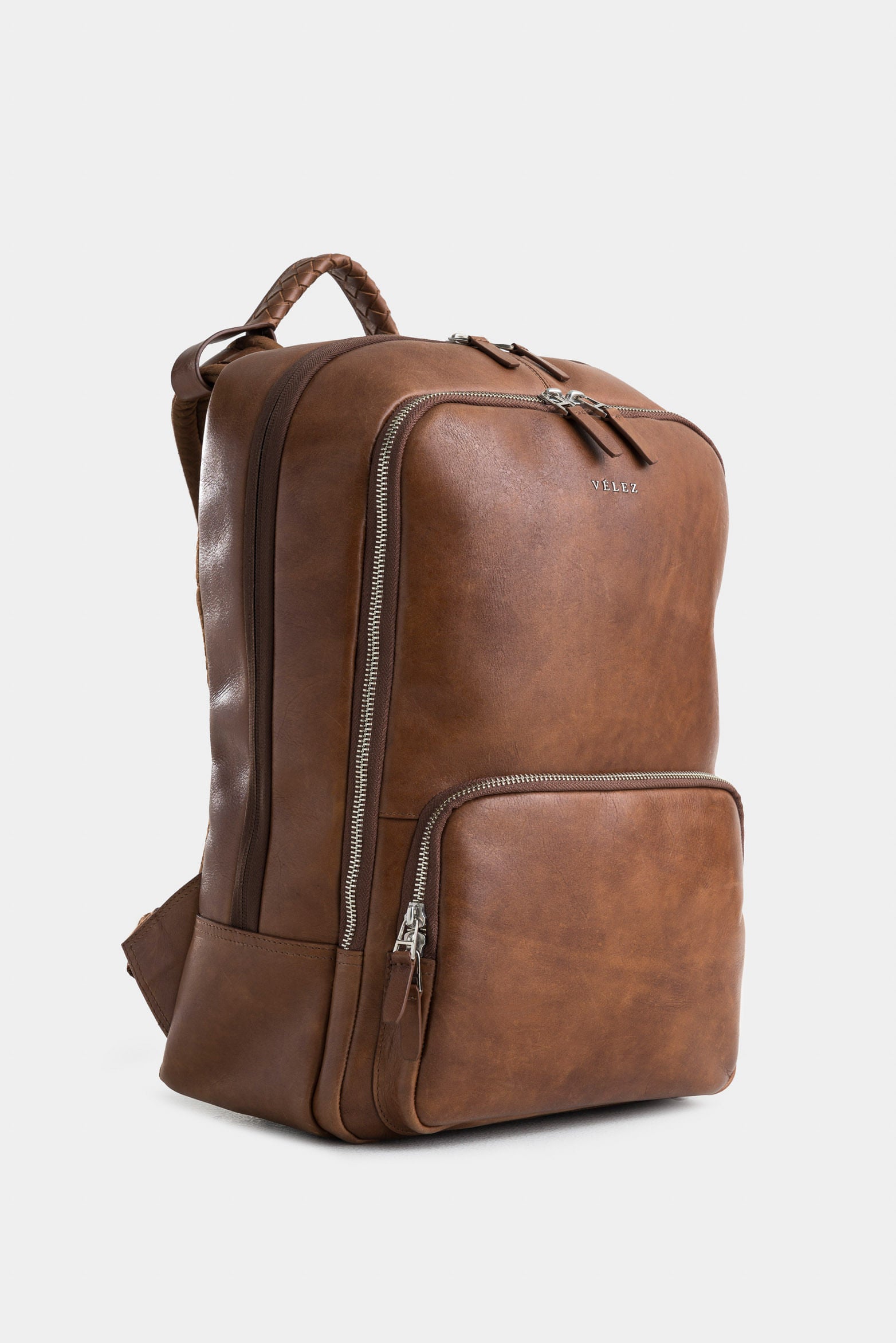 Támesis Slim Silhouette Leather Backpack for Men