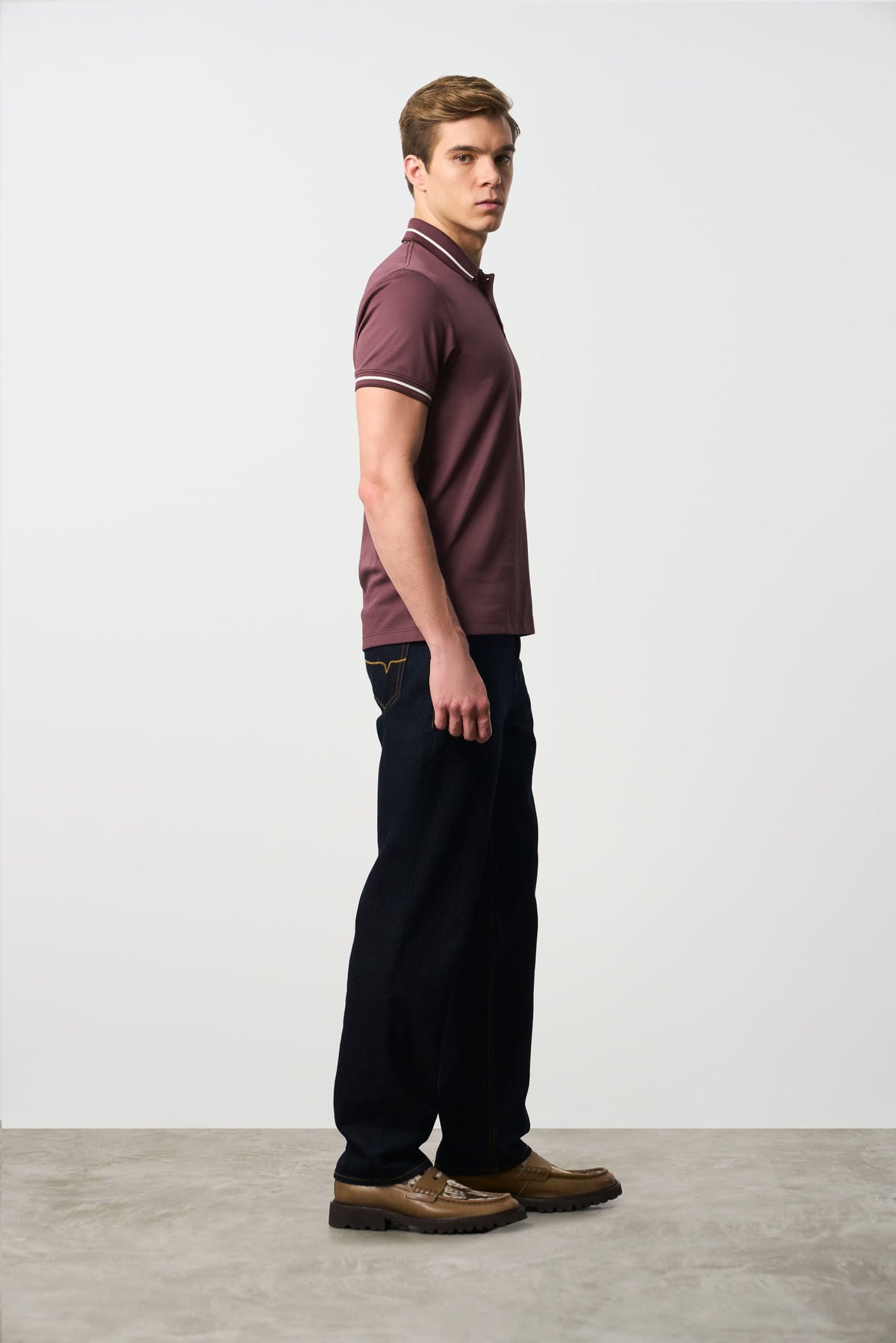 Short-sleeve polo for men Luzia