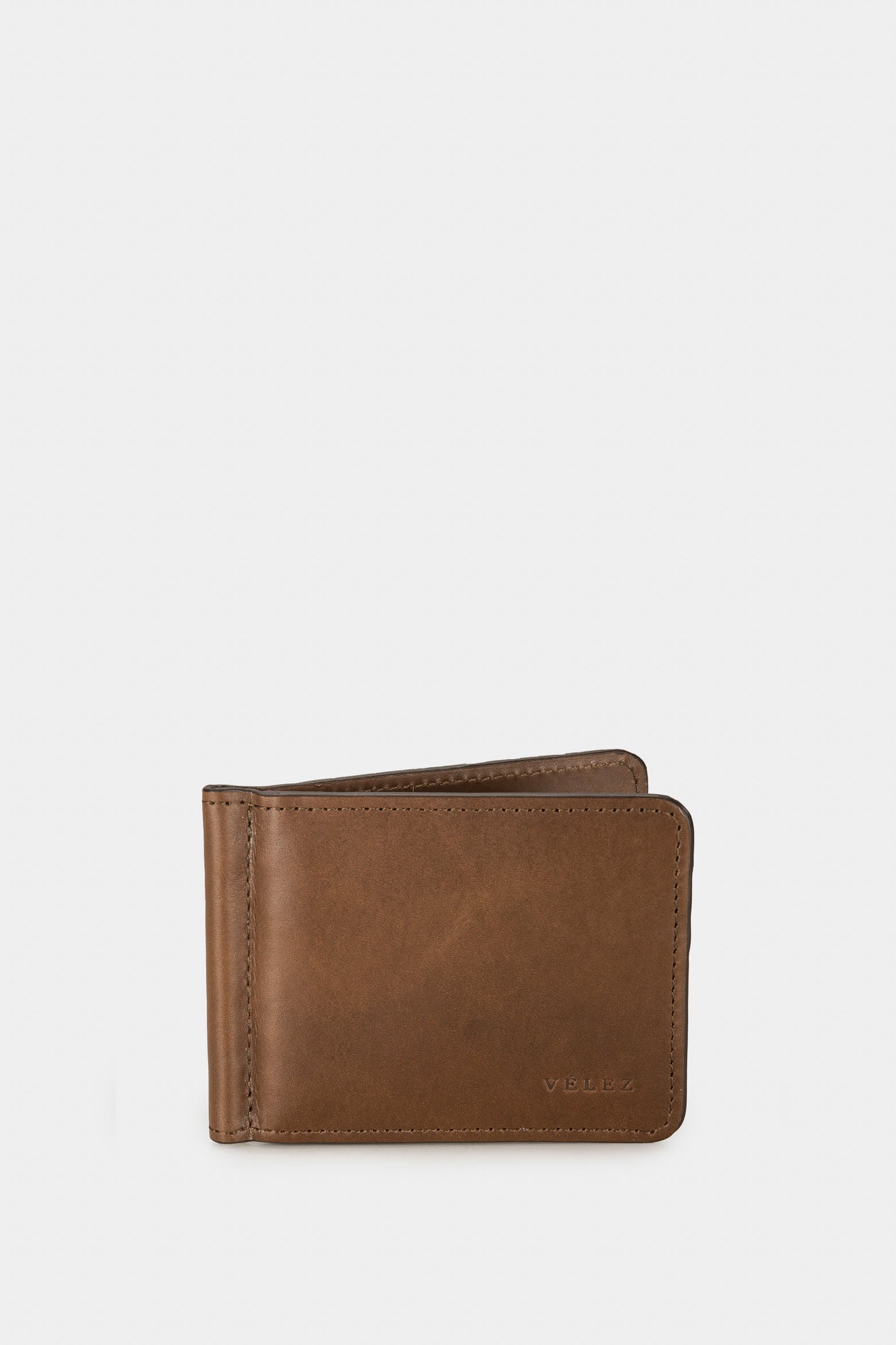 Leather Money Clip Contrast Details