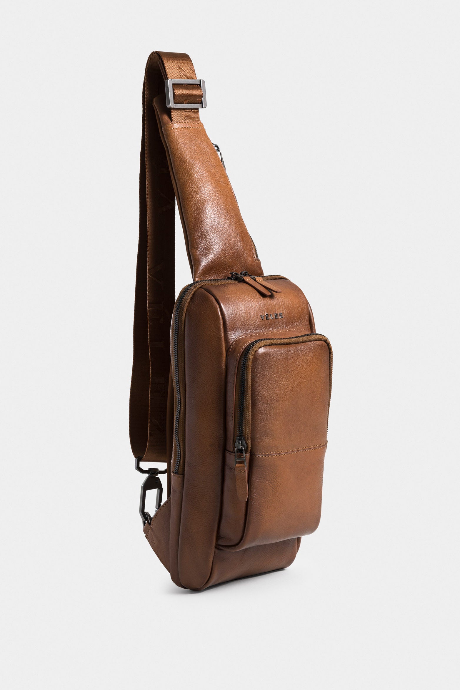 Alessio Leather Hands Free for Men Adjustable Strap