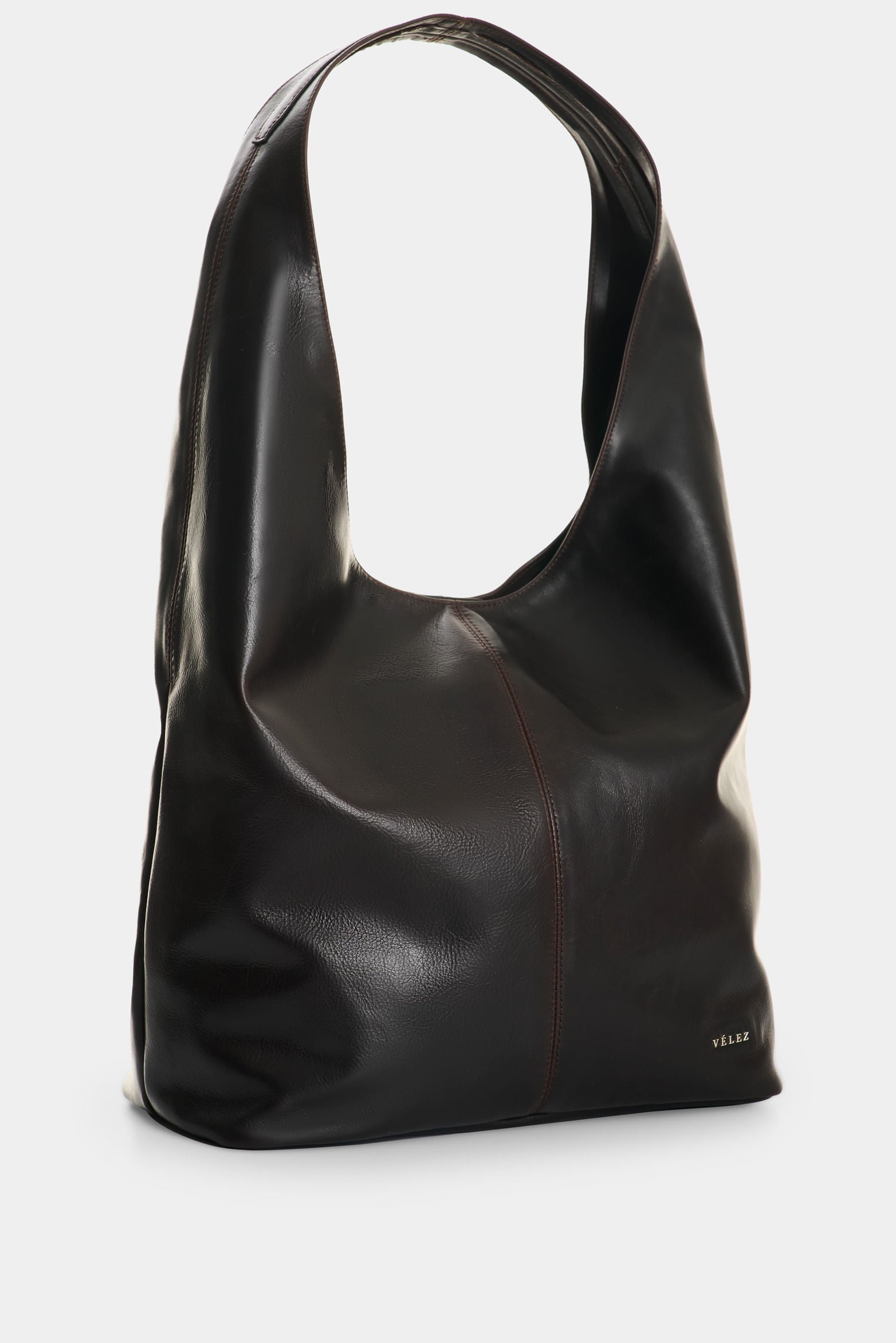 Women's Waves Leather Shopping Bag