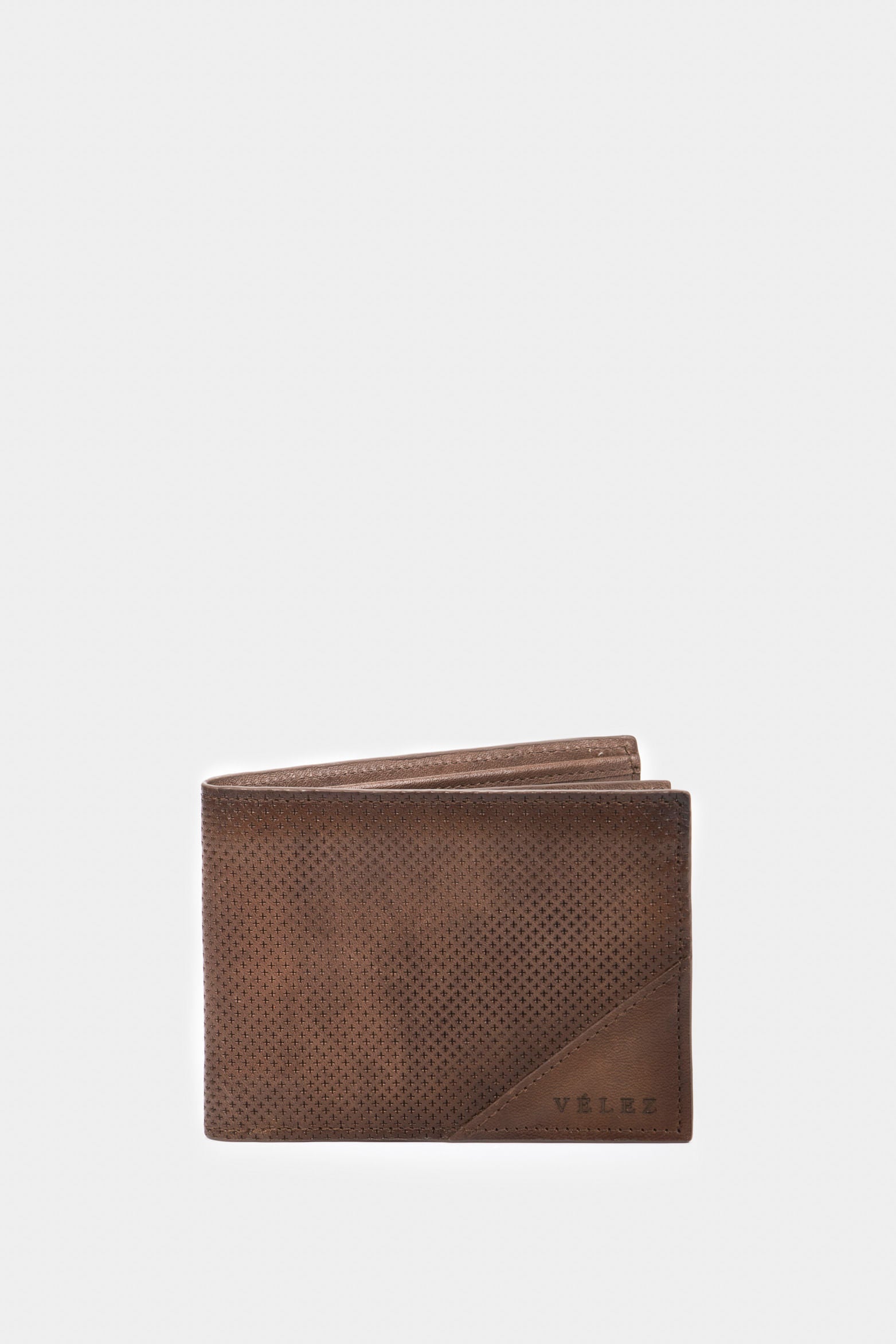 Embossed Leather Titus Wallet for Men