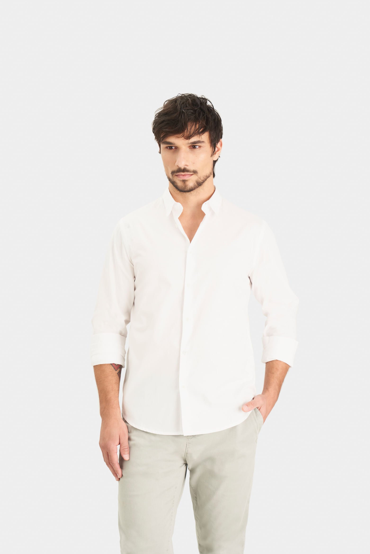 Poplin Shirt for Men  SemiFitted