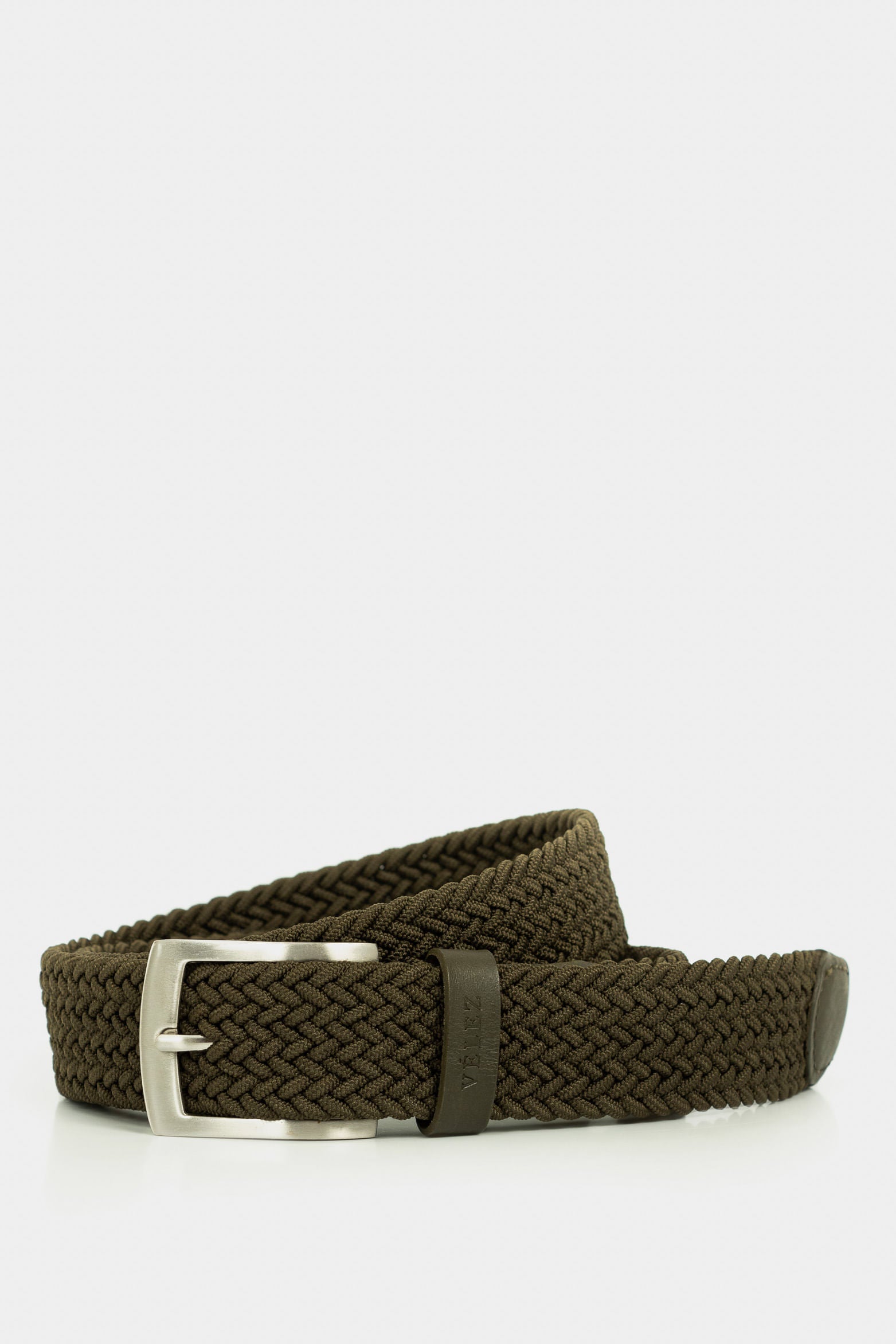 Single Face Leather Cord Belt for Men