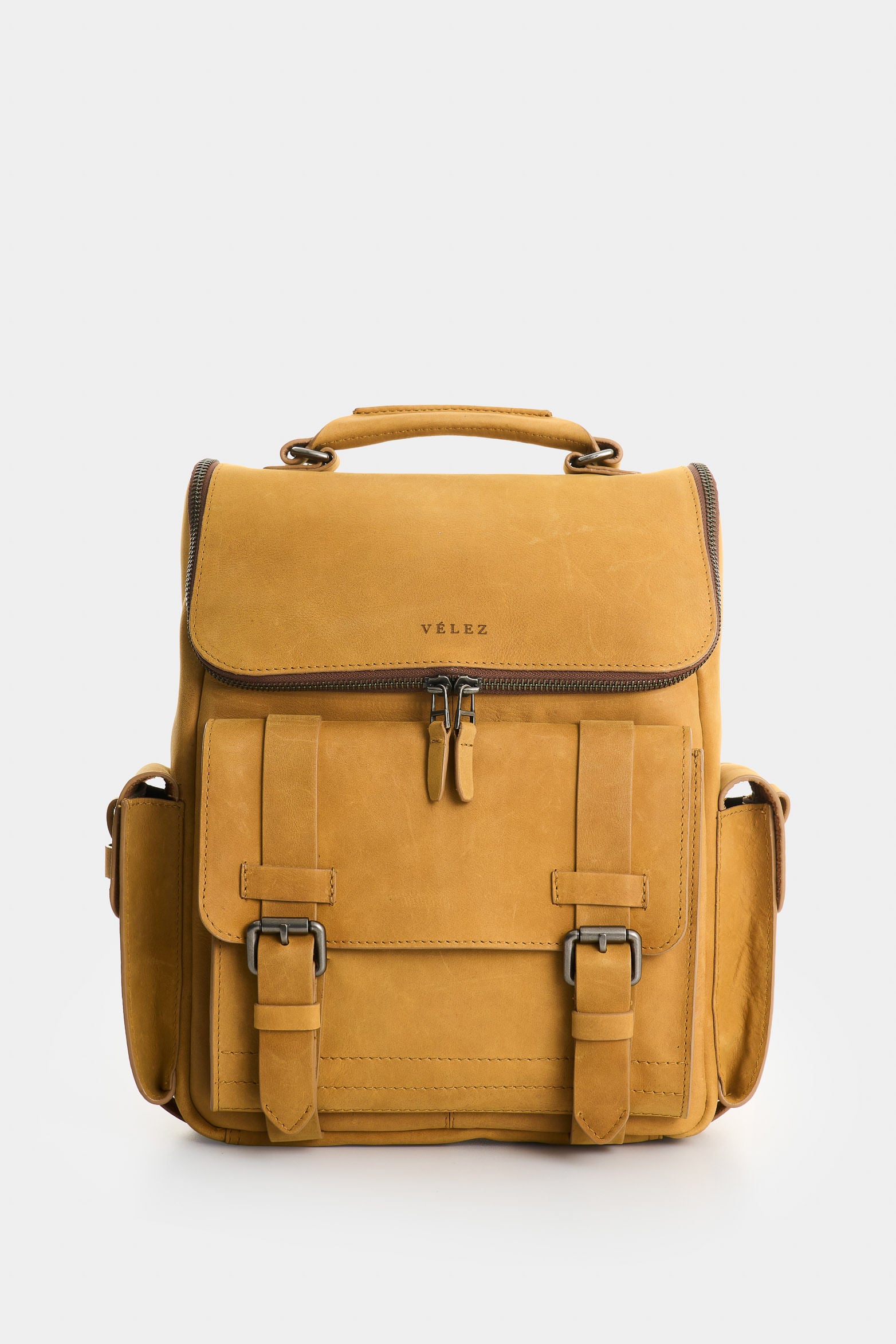 Rioja Oregon aged leather backpack for women