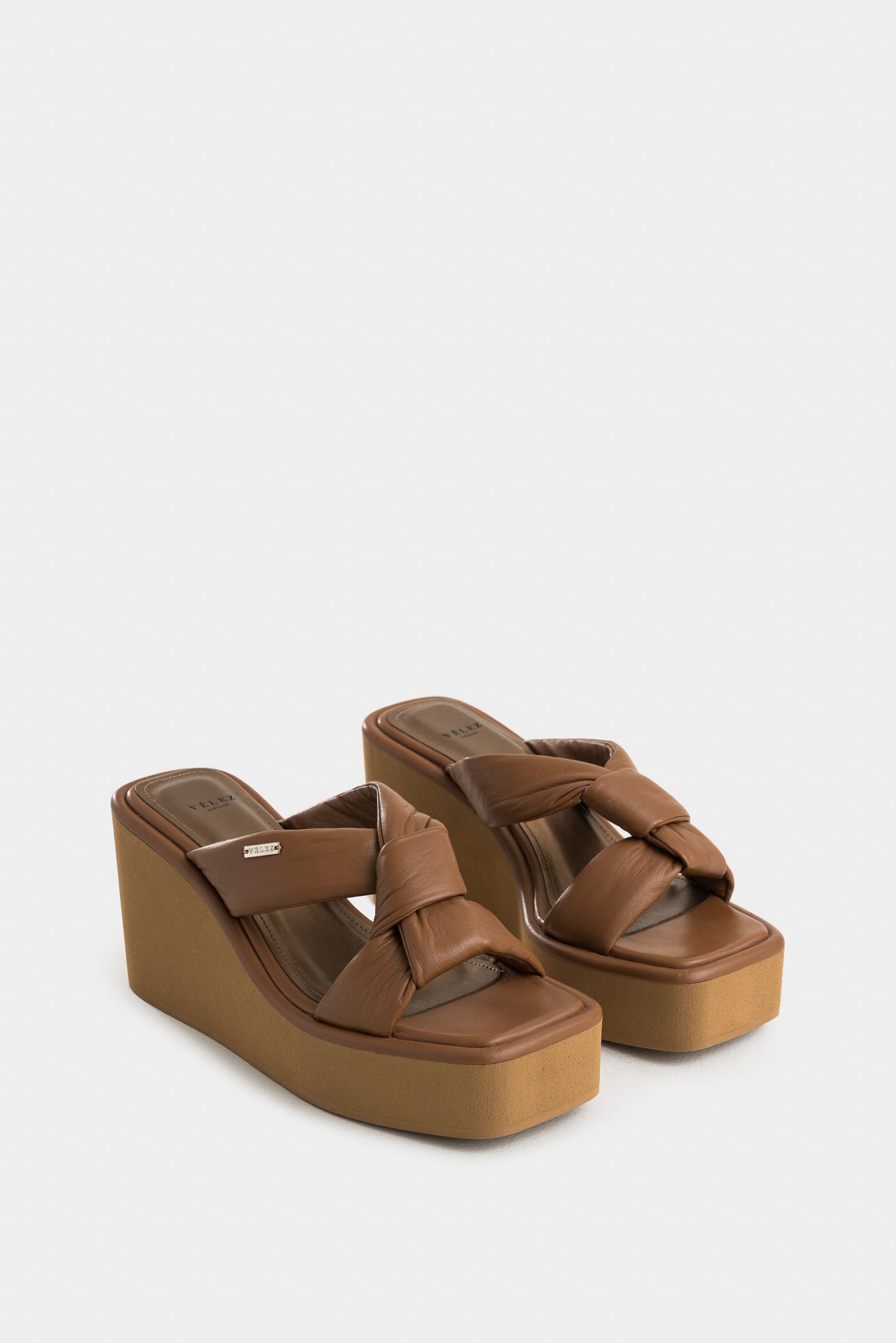 Resplandor Platform Sandal for Women with Knotted Strap