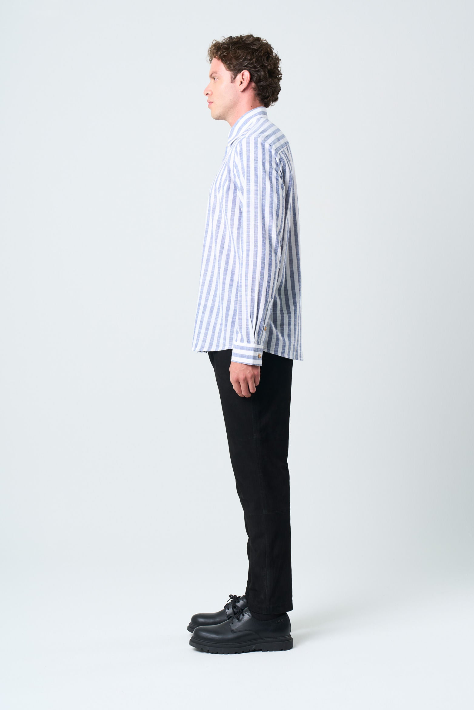 Elina Striped Printed Shirt for Men
