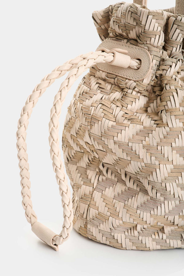 Lyra Woven Leather Crossbody Bag for Women