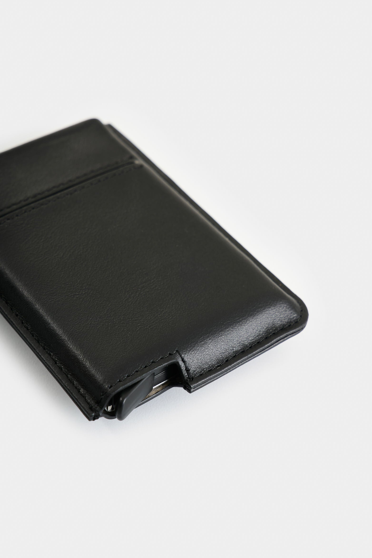 Miniwallet leather document holder for men