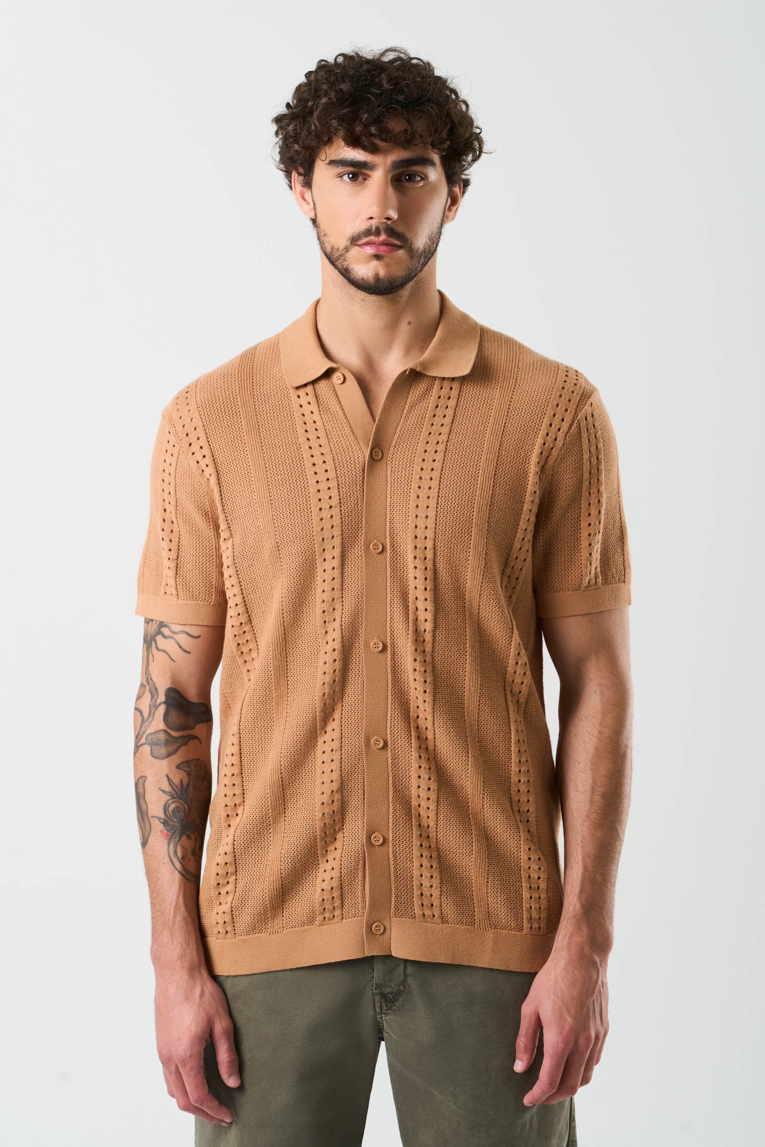Men’s Luminia Short-Sleeve Knit Shirt