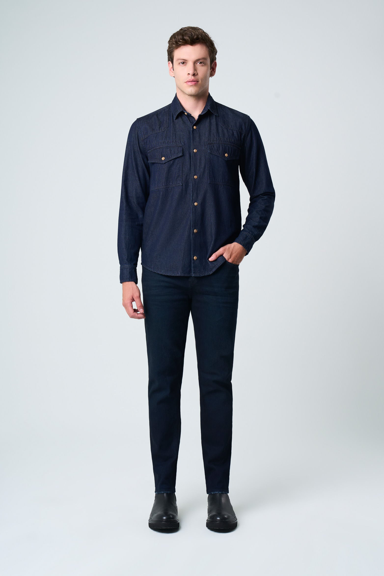 Men’s Sirio Organic Cotton Jeans Semi-Fitted Silhouette