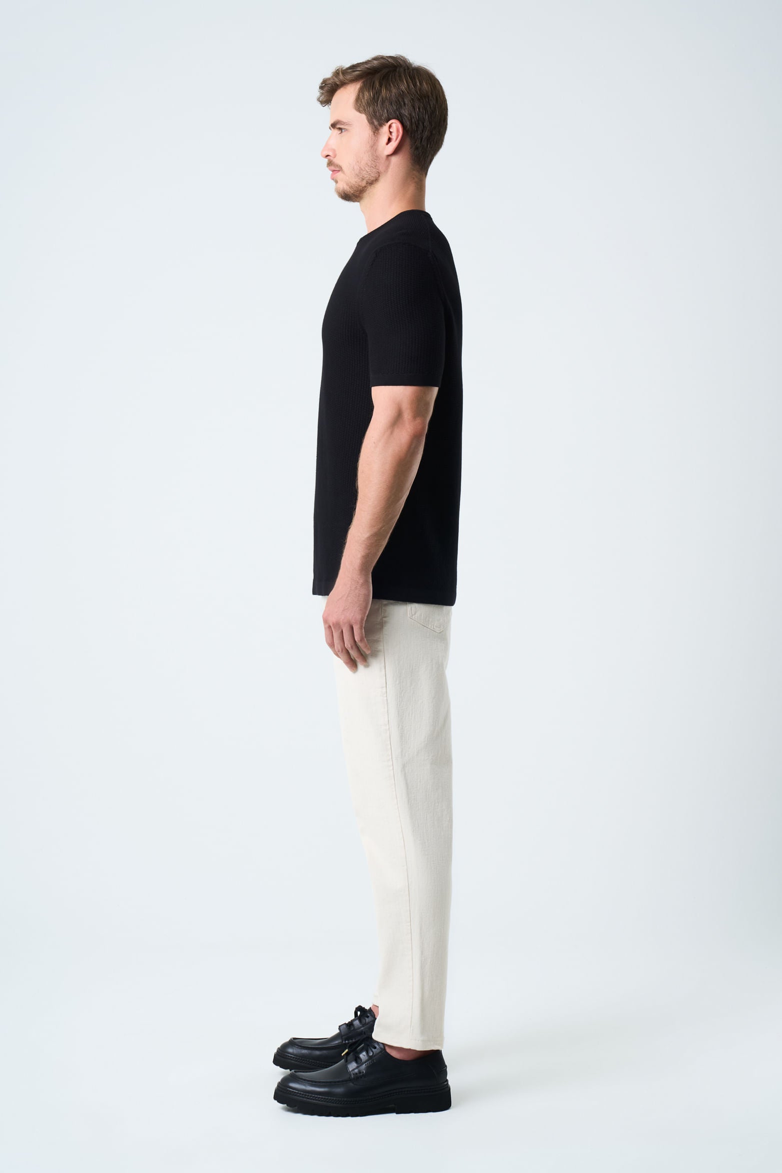 Lucca Short-Sleeve Crew Neck T-Shirt for Men