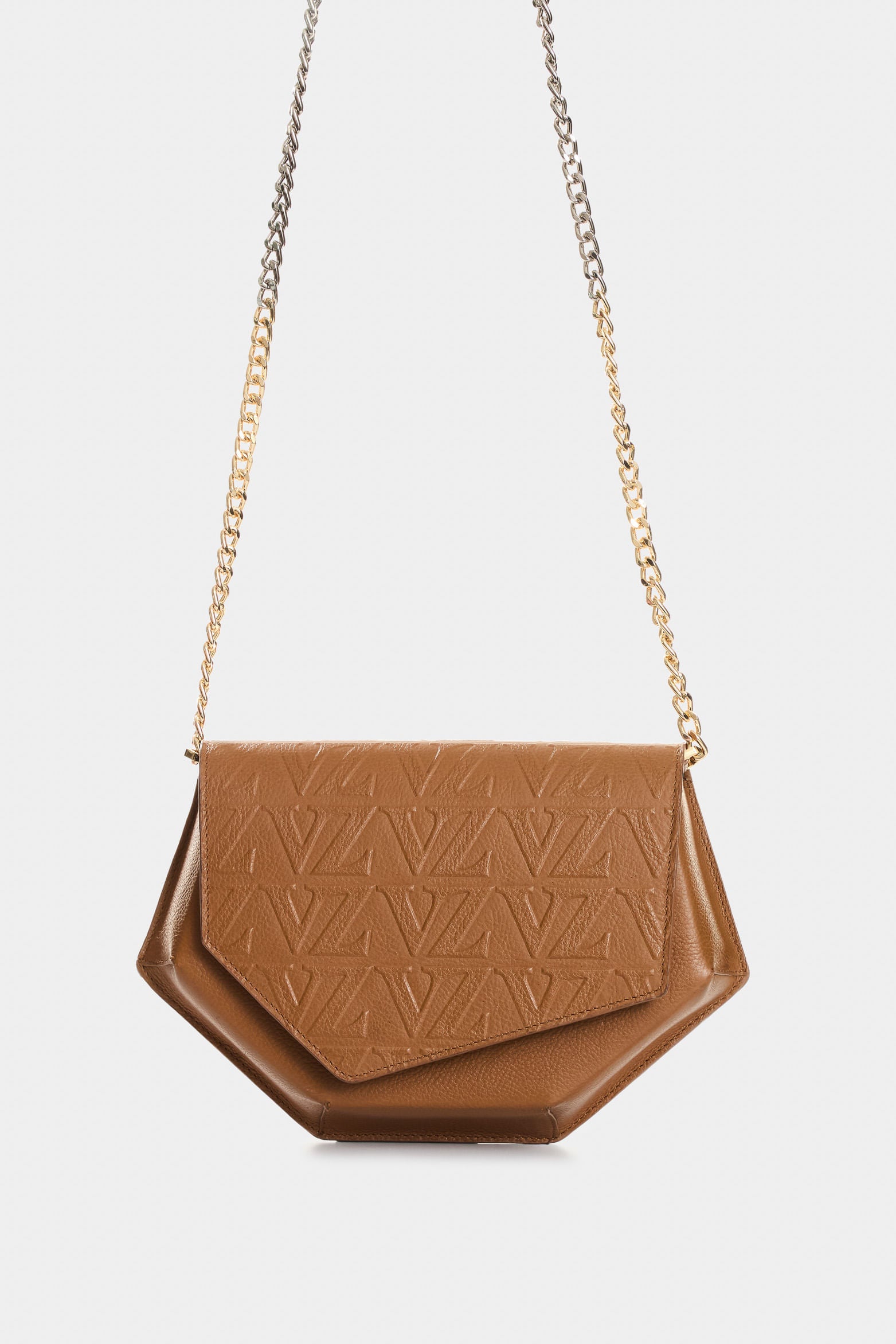 PRUEBA Women's Hexa Leather Crossbody Bag Monogram