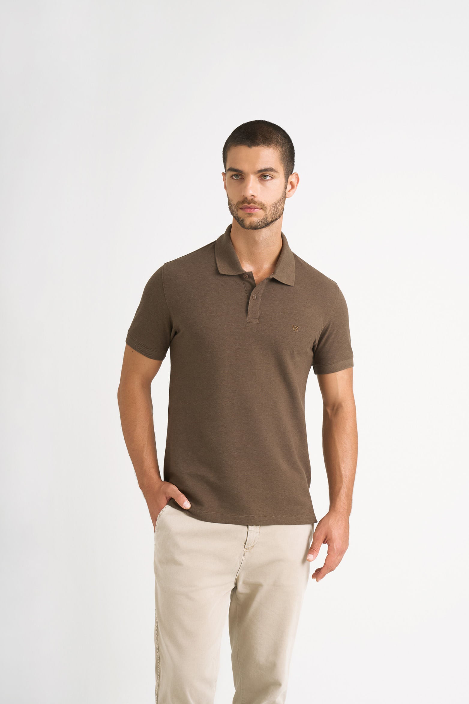 Helios Semi-Fit Piqué Polo for Men