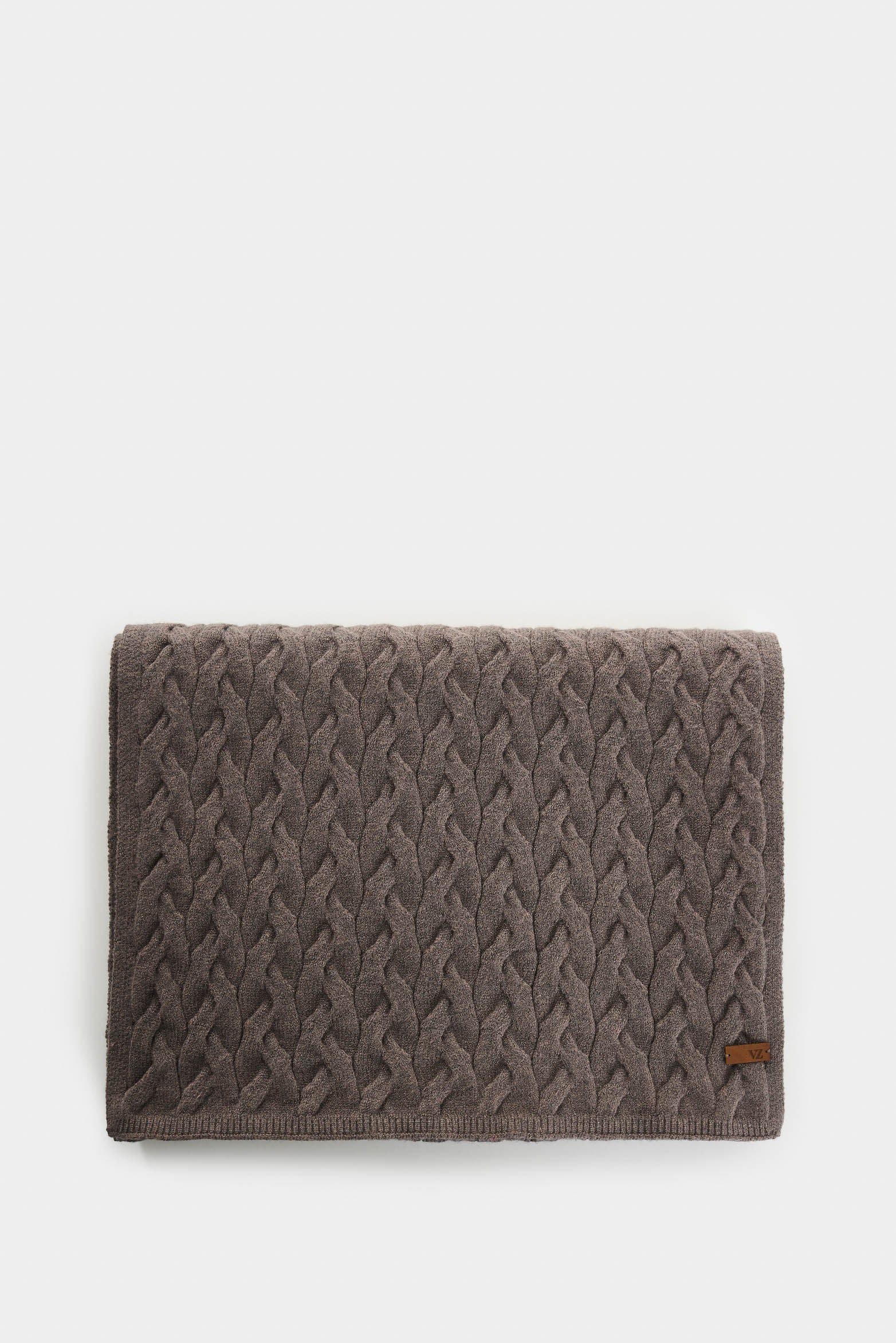 Ribbed Broza woven scarf for men