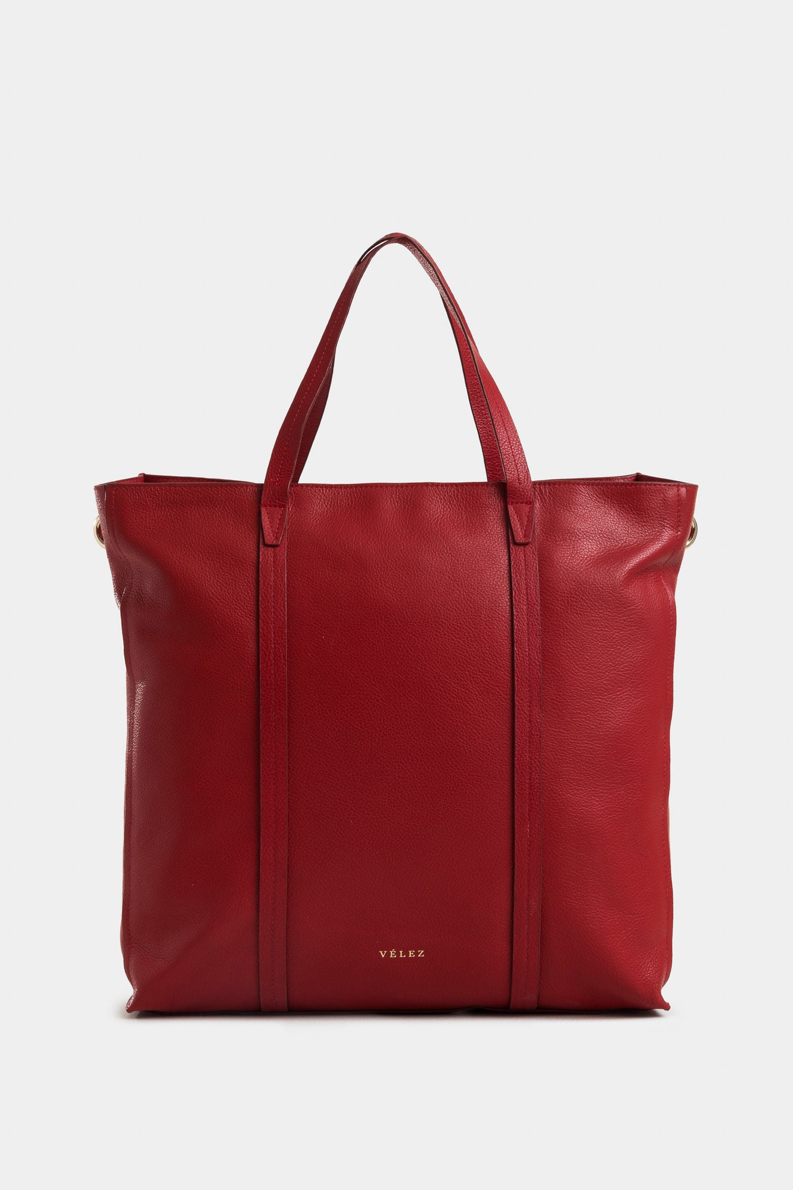 Geranio Leather Shopper Bag for Women with Braided Handle