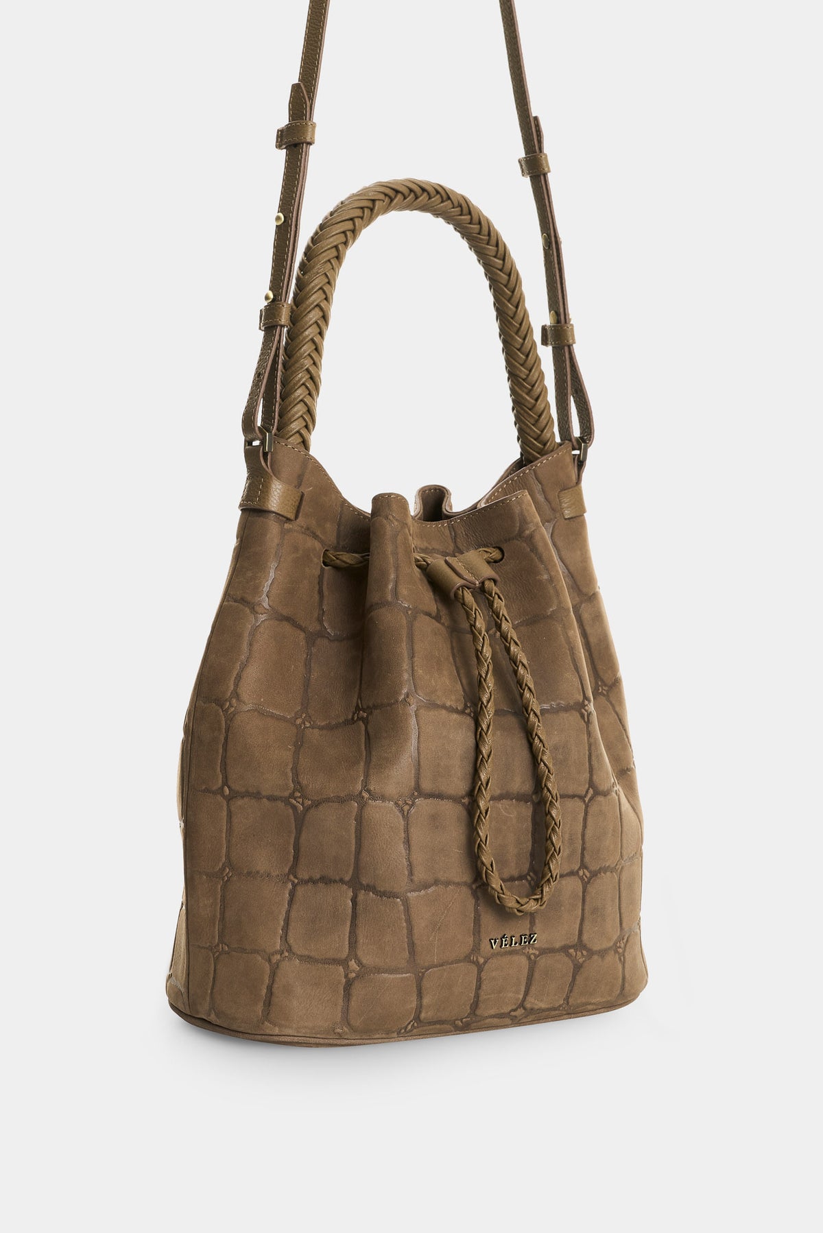 Women's Bruma Suede Bowling Bag
