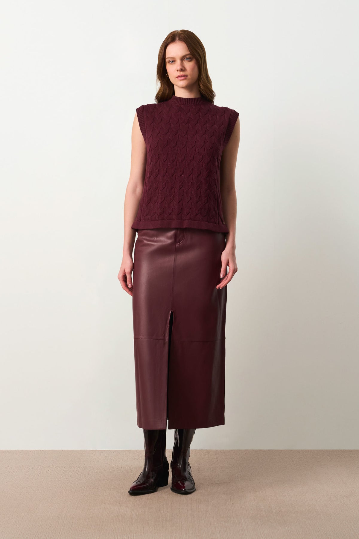 Knit vest for women Liana