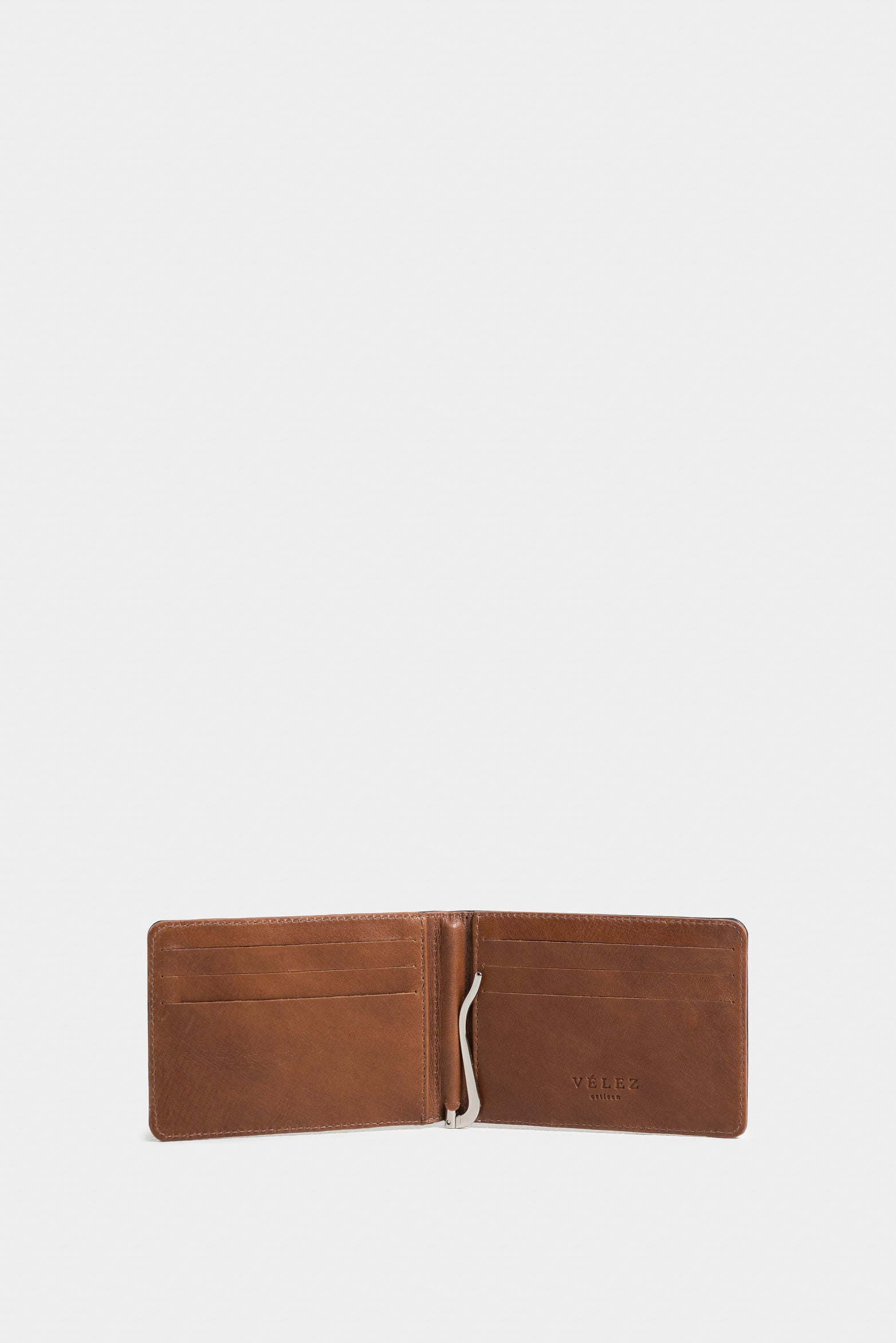 Men’s Helios Leather Money Clip Minimalist Silhouette