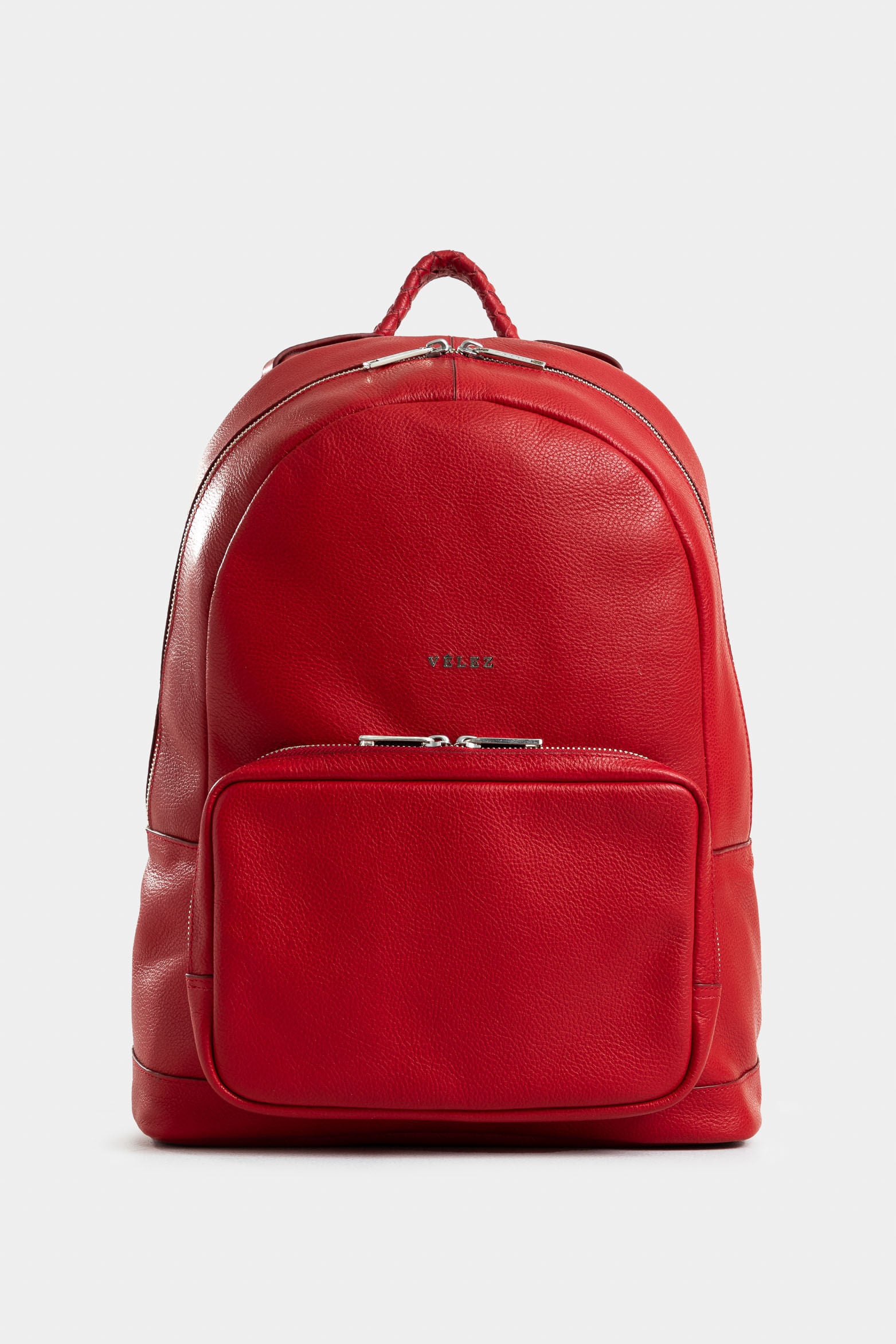 Alava Leather Backpack for Women with Braided Handle