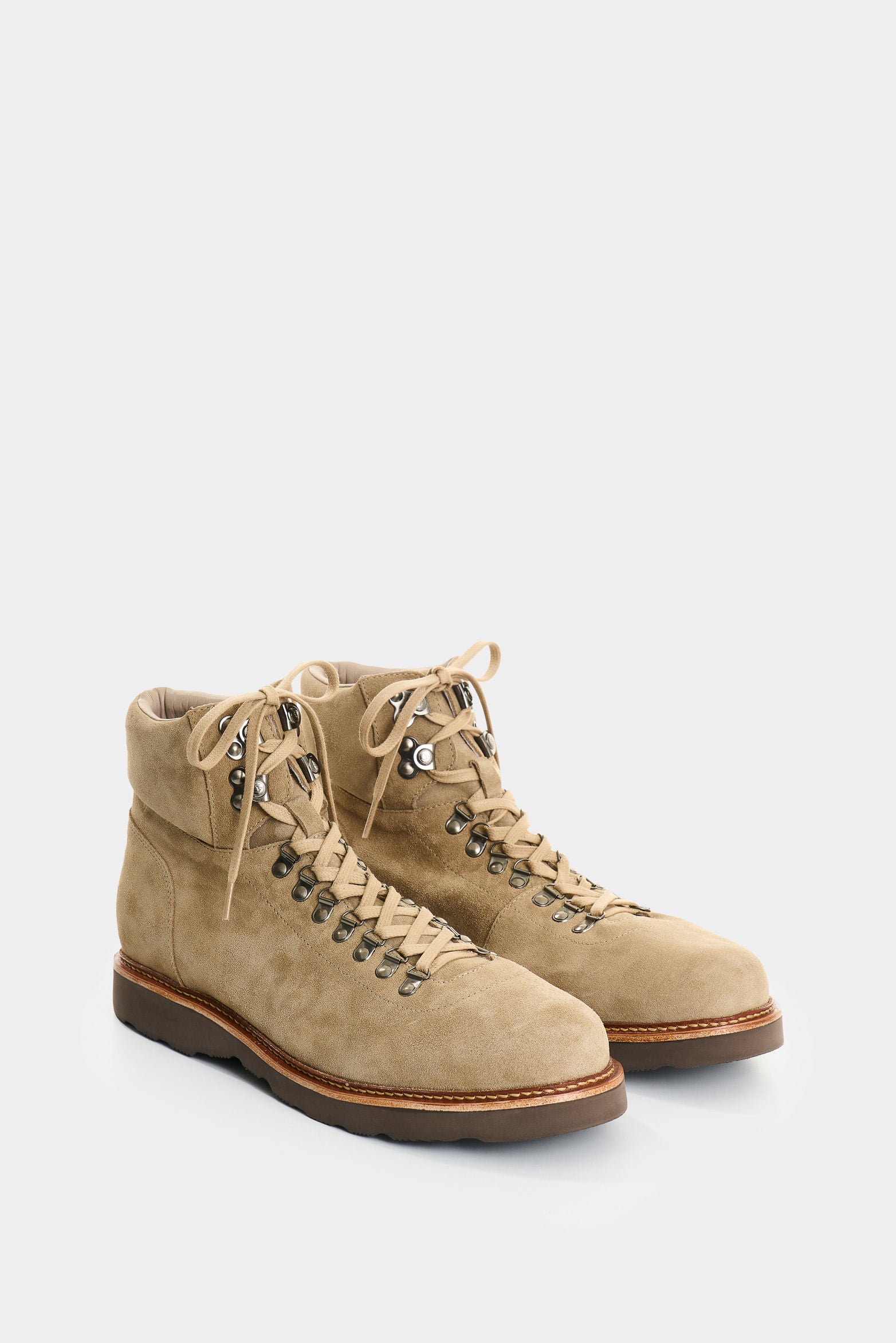 Suede Boots for Men Oak