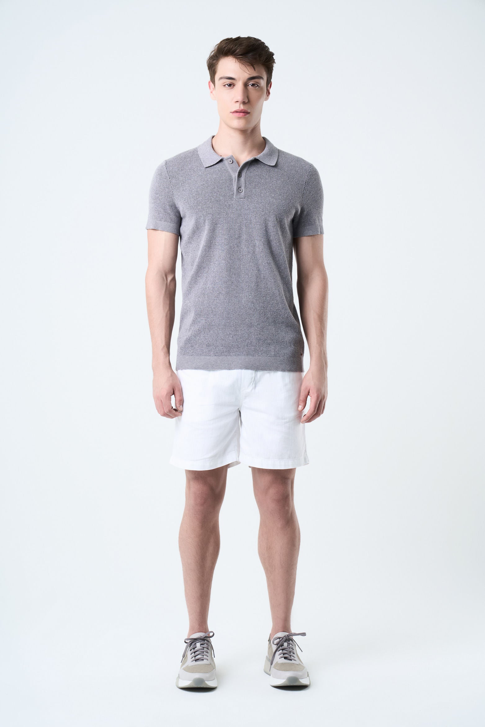 Marfil Linen Bermuda Shorts for Men Wide Fit