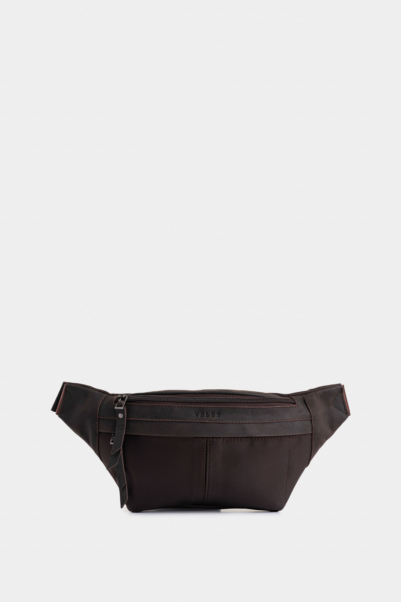 Retro brown leather bumbag