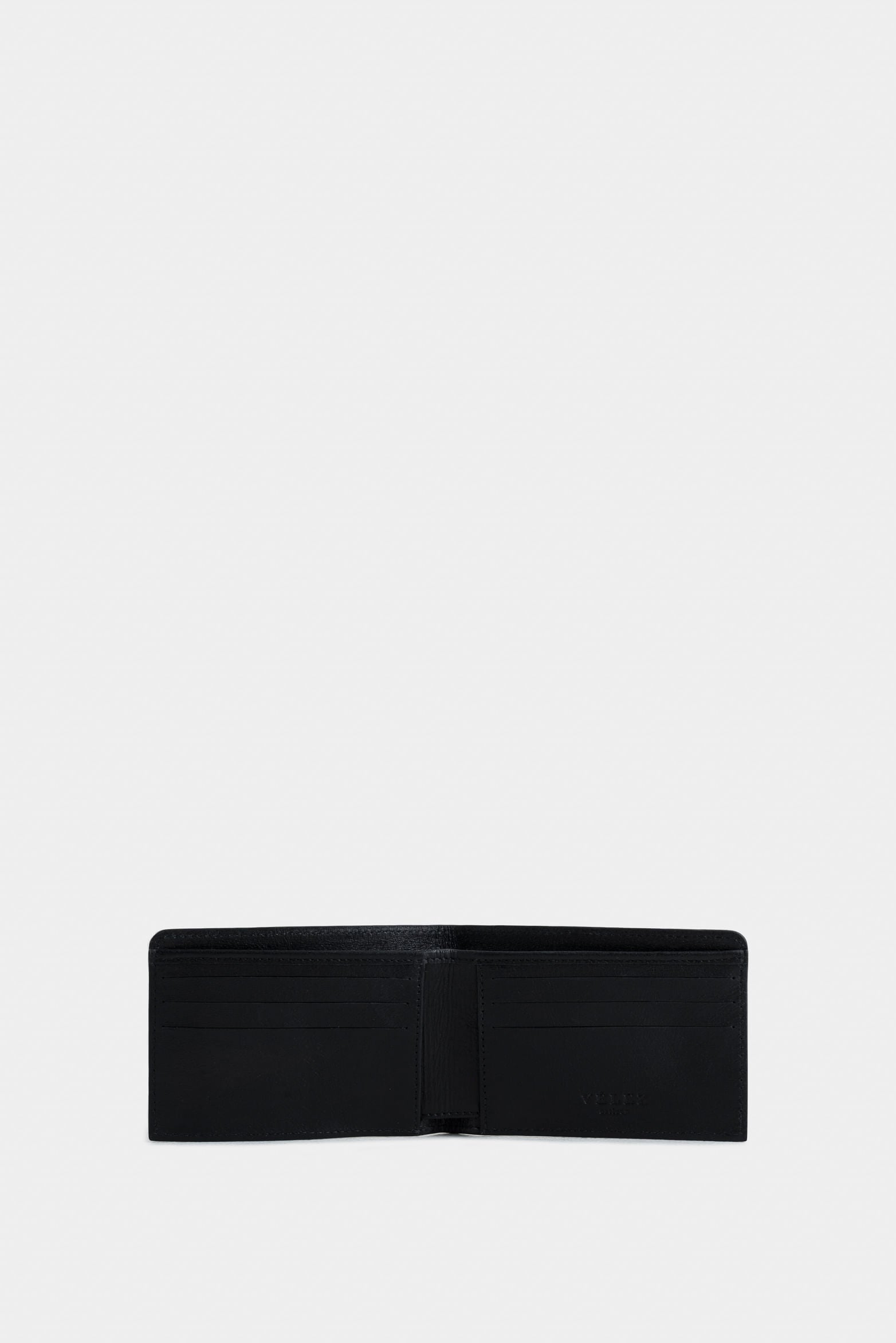 Men's Hibiscus Leather Wallet with Embossed Bee