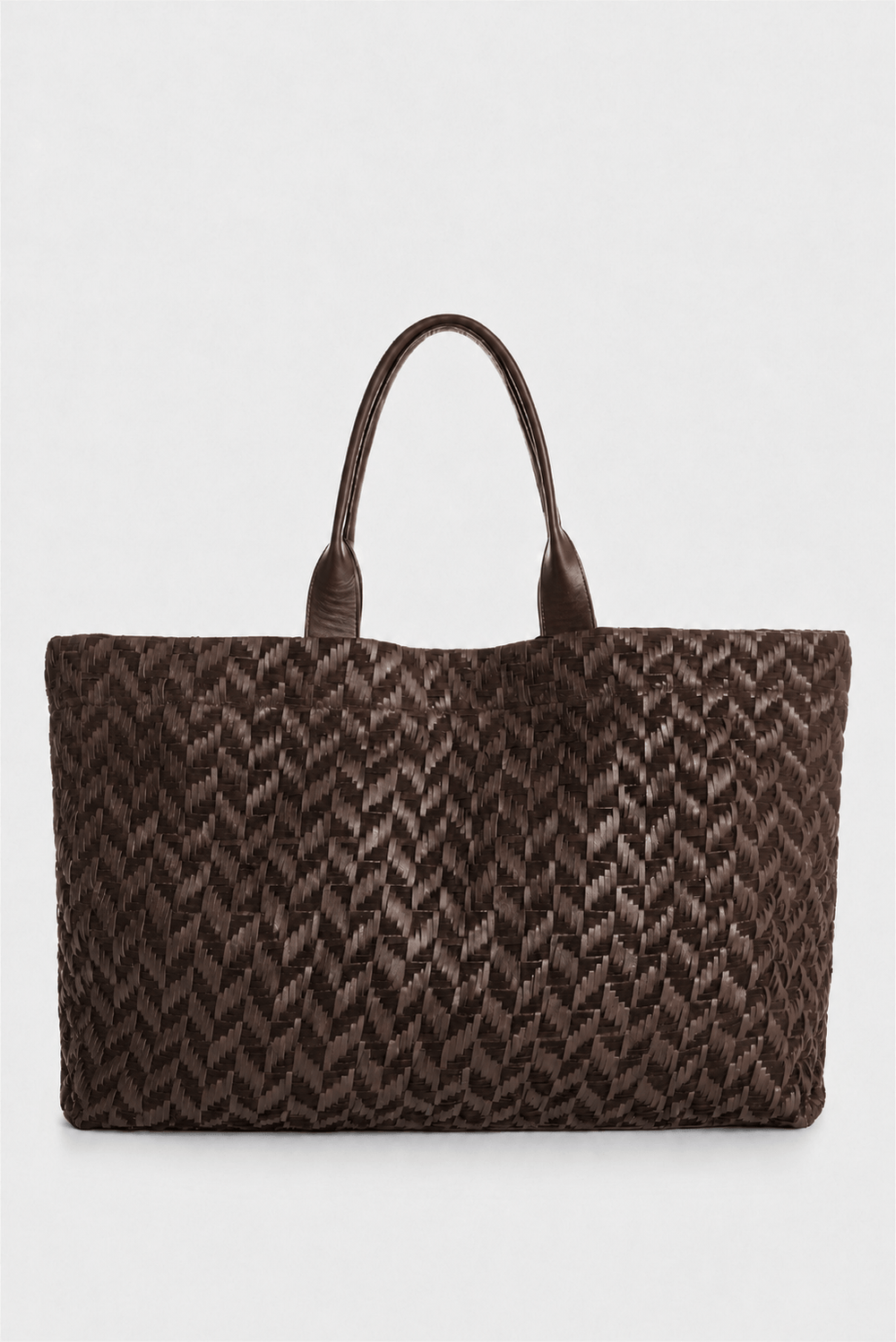 Waving Leather Bowling Bag for Men