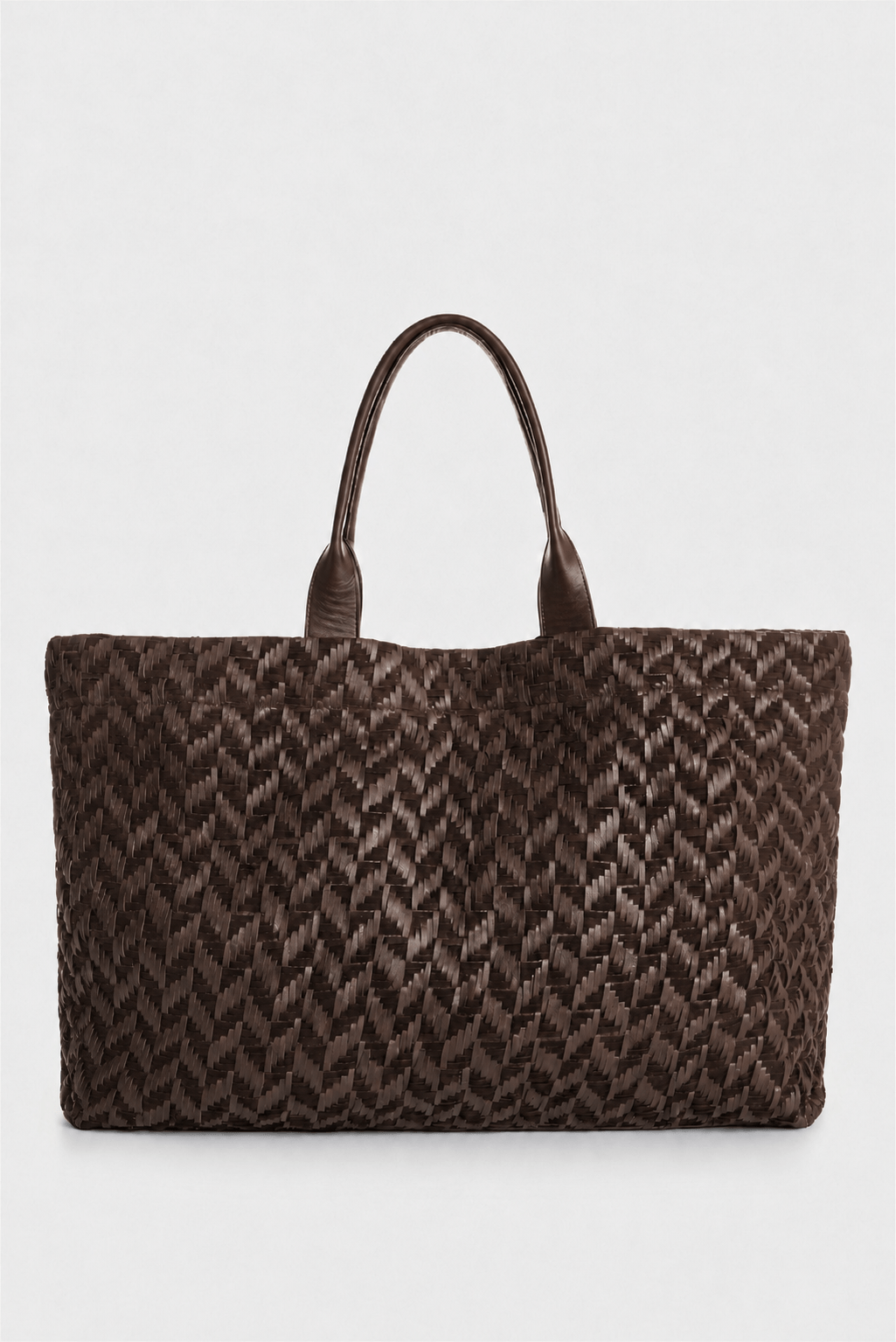 Waving Leather Bowling Bag for Men