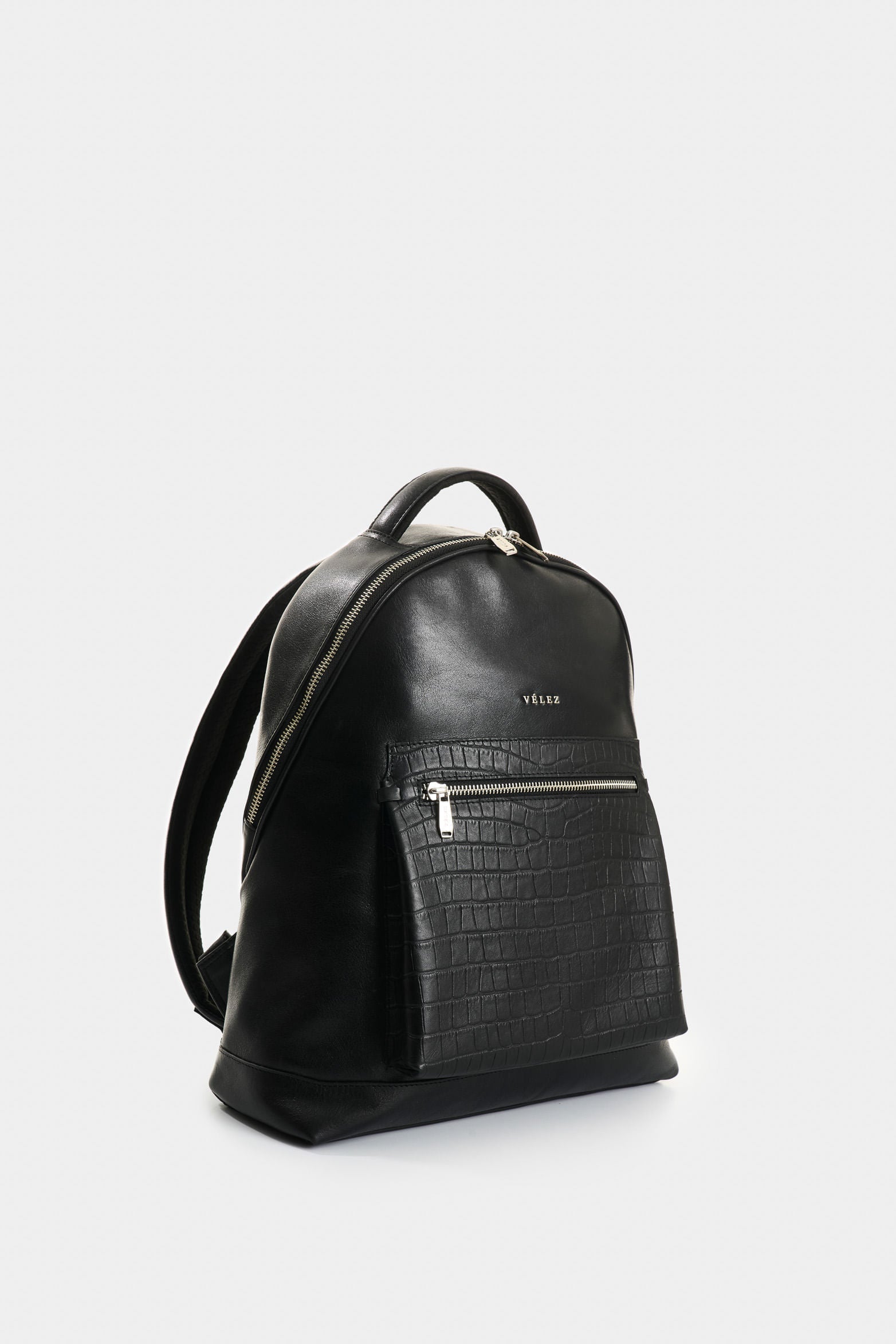 Floral Women's Embossed Leather Backpack