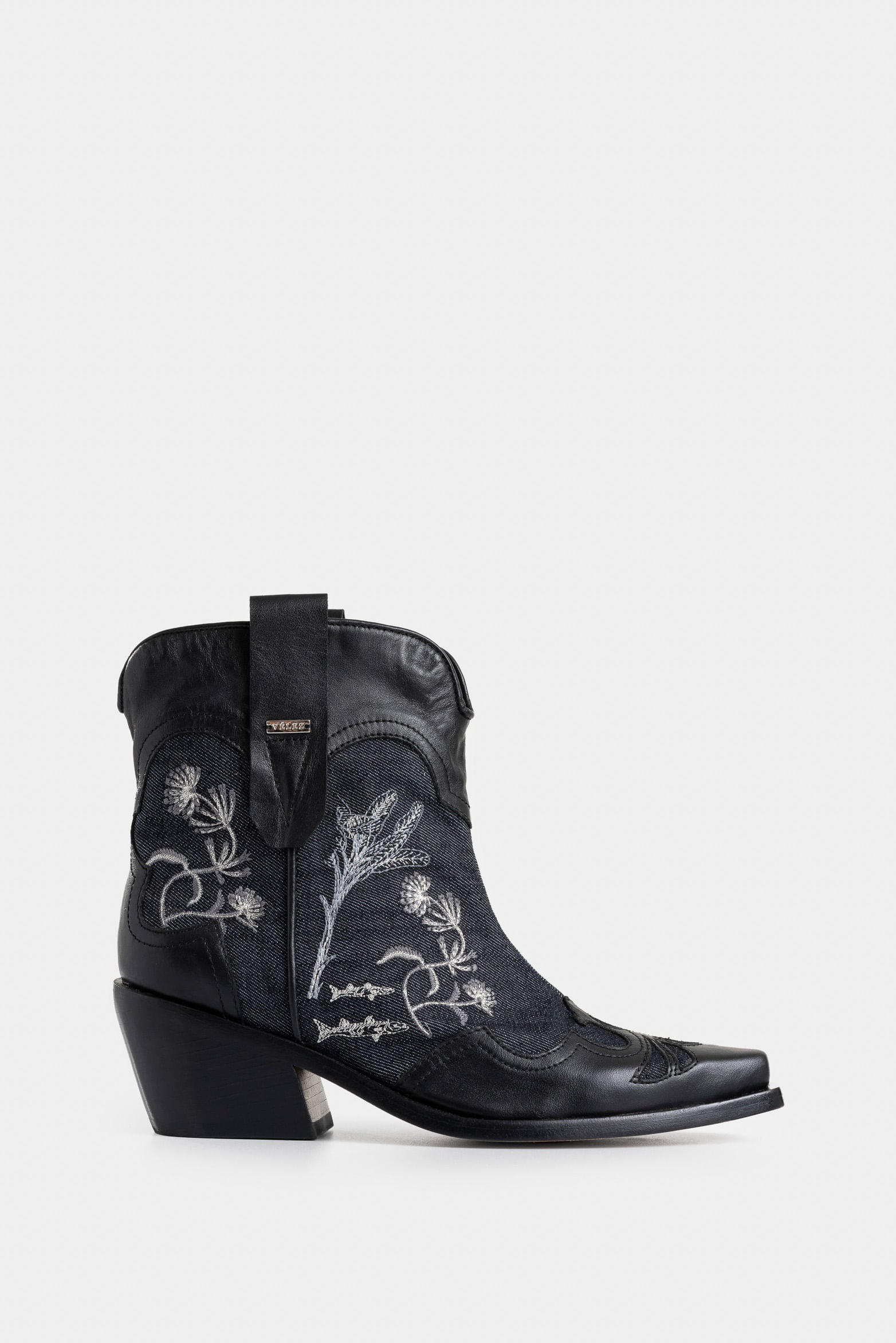 Linaje Denim and Leather Texan Boots for Women