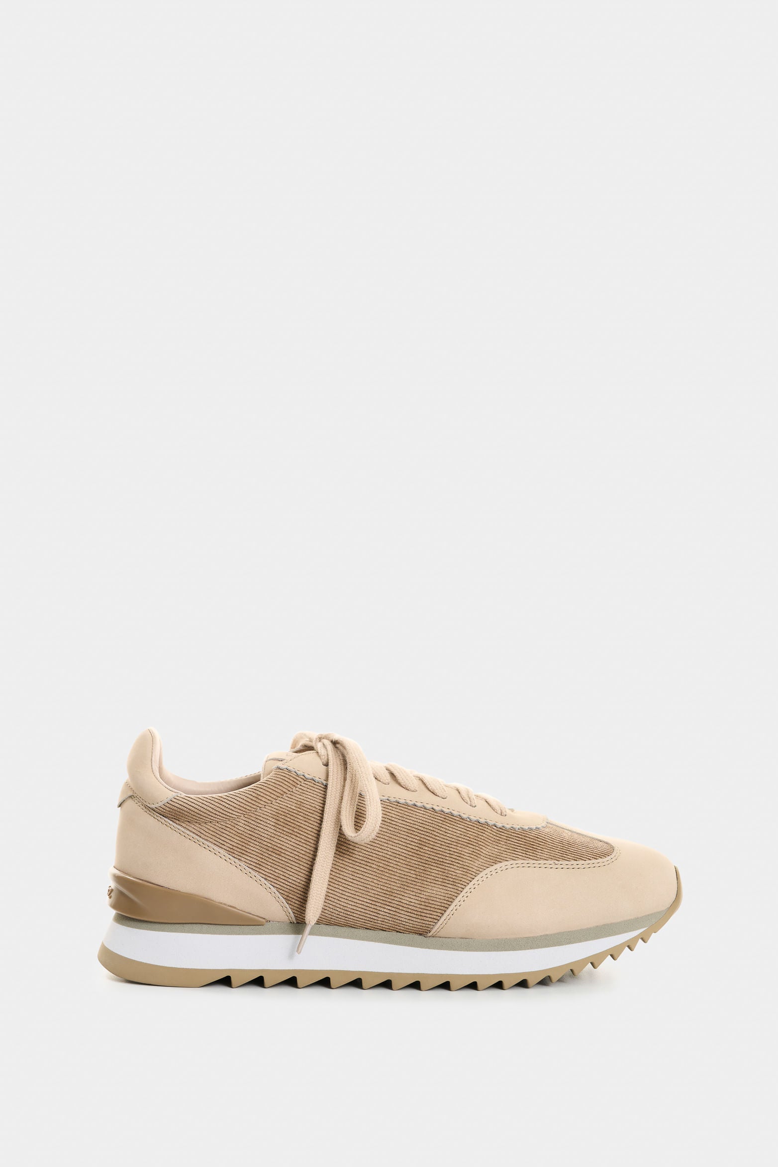 Ray Corduroy and Leather Sneakers for Men