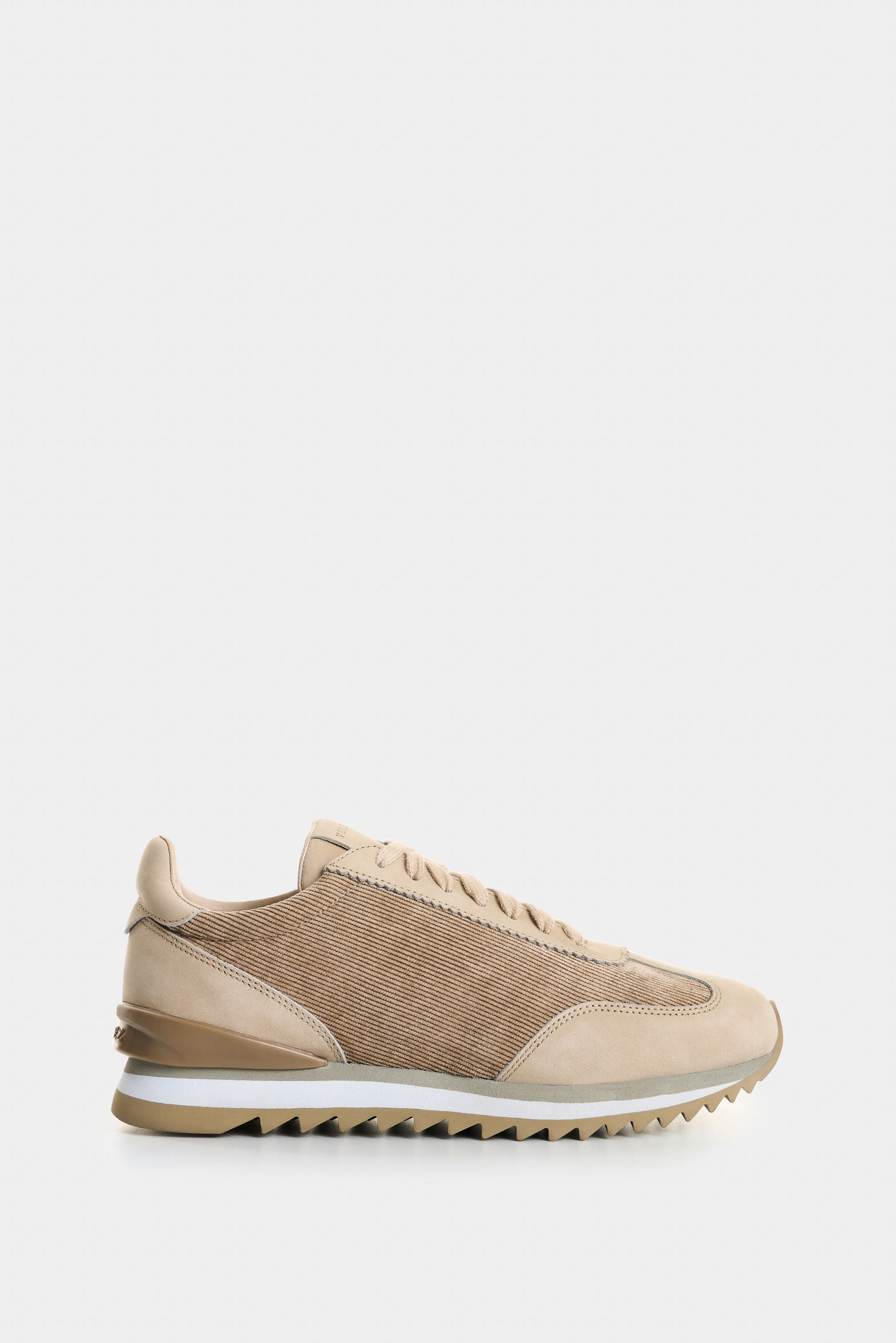 Mist Corduroy and Leather Sneakers for Women