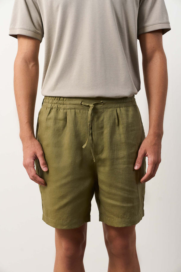 Men's Belgium Linen Shorts