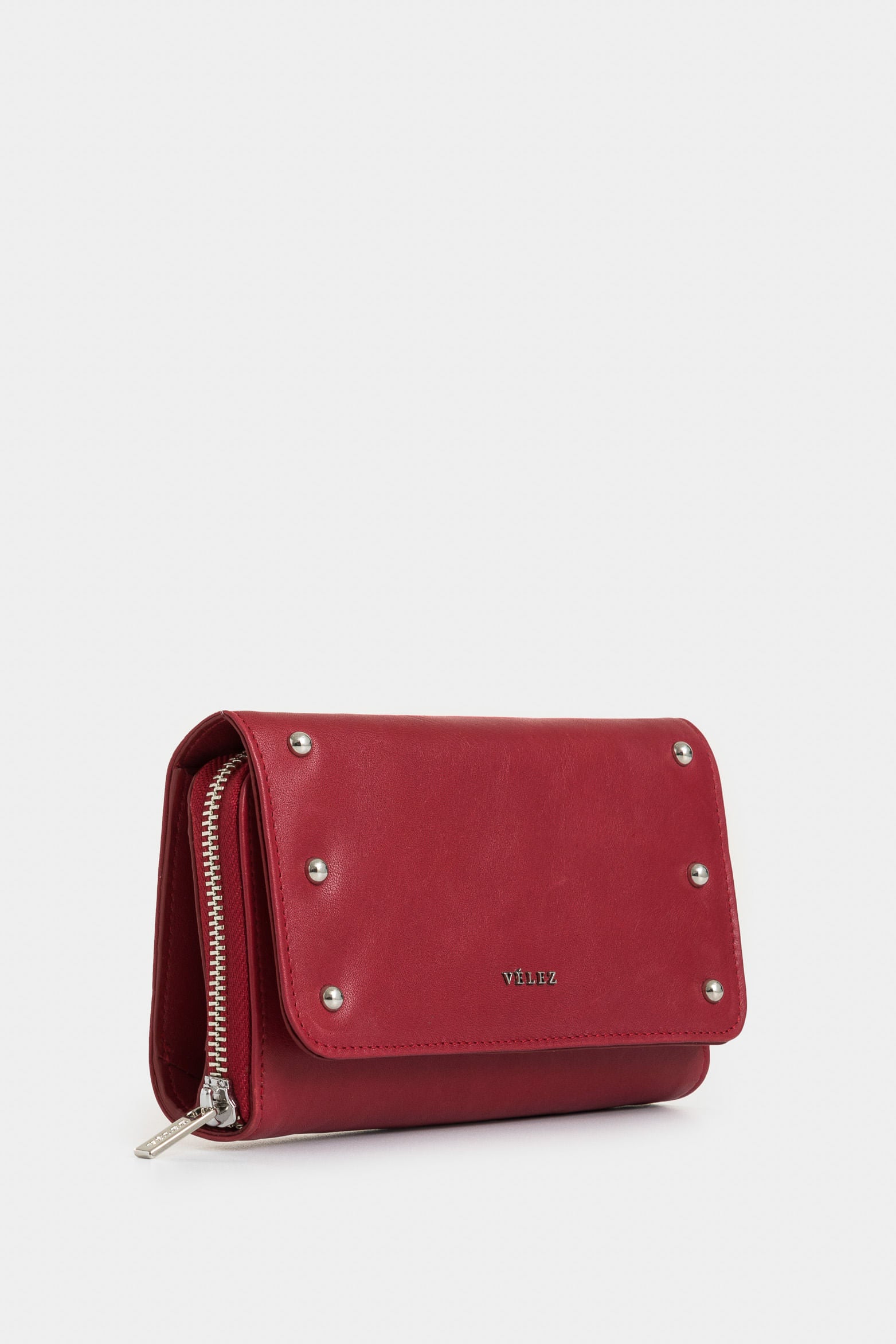 Palma folia leather wallet for women with croc effect